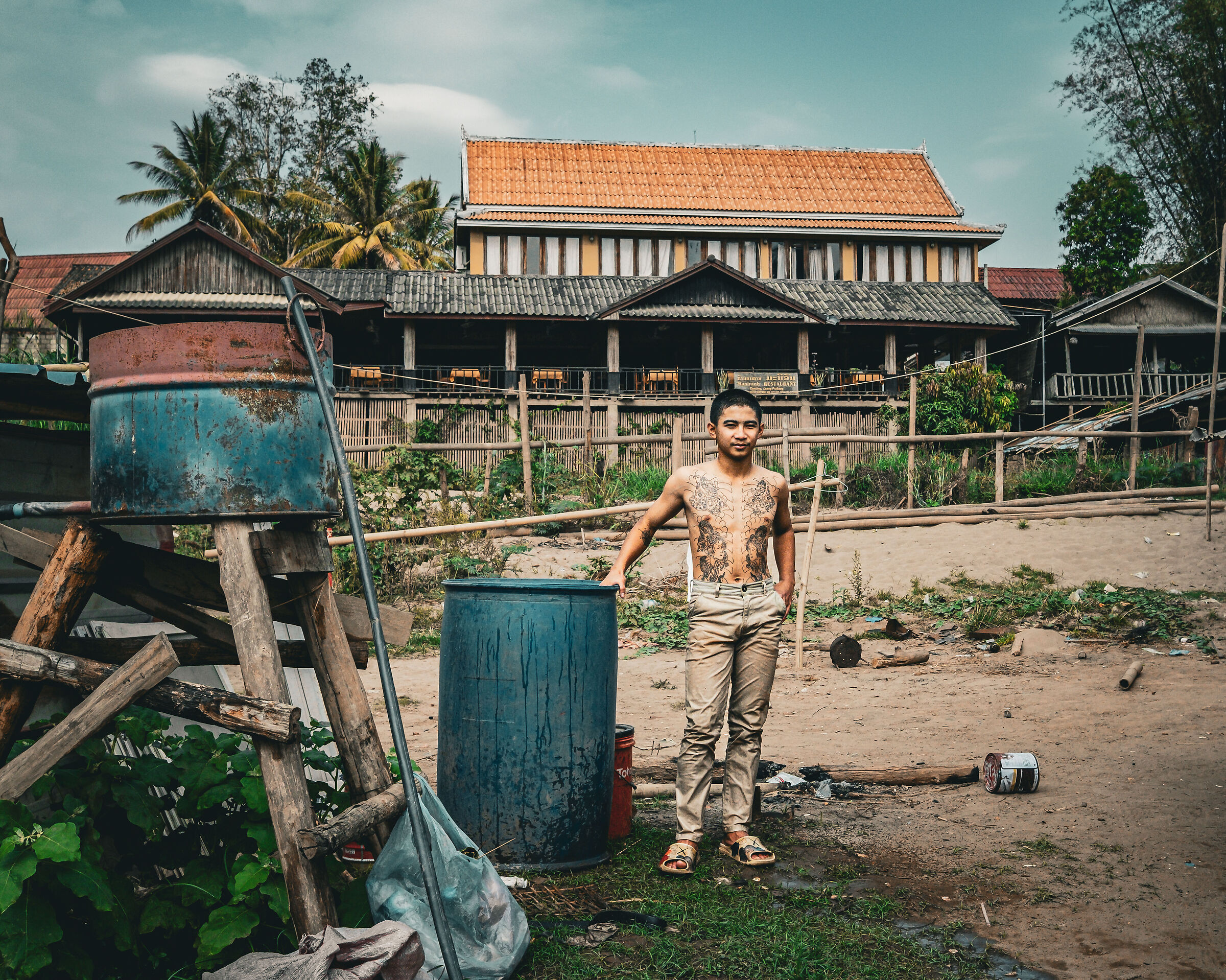 Laos -Il giovane del fiume