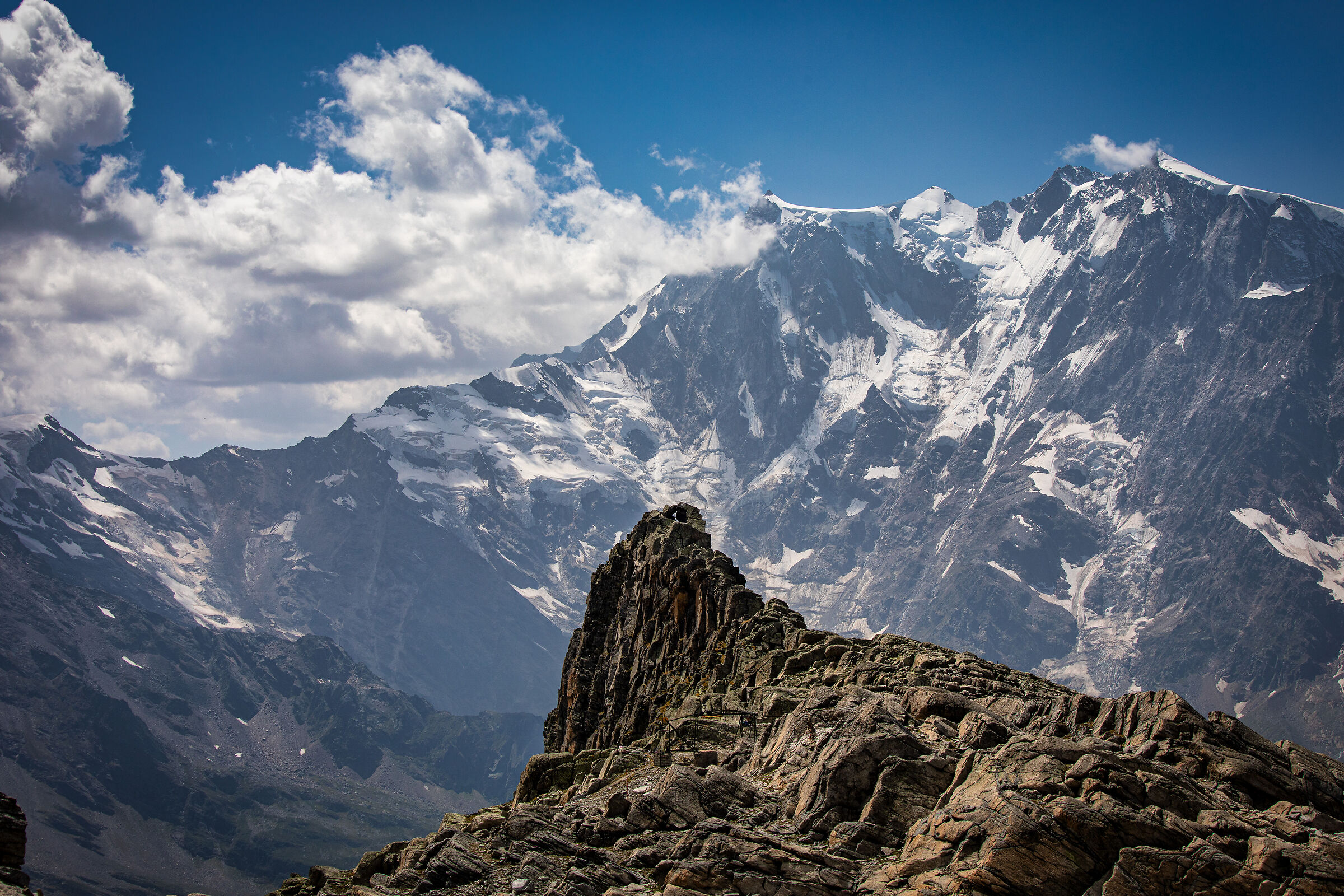 Vista dal Moro a 2985m