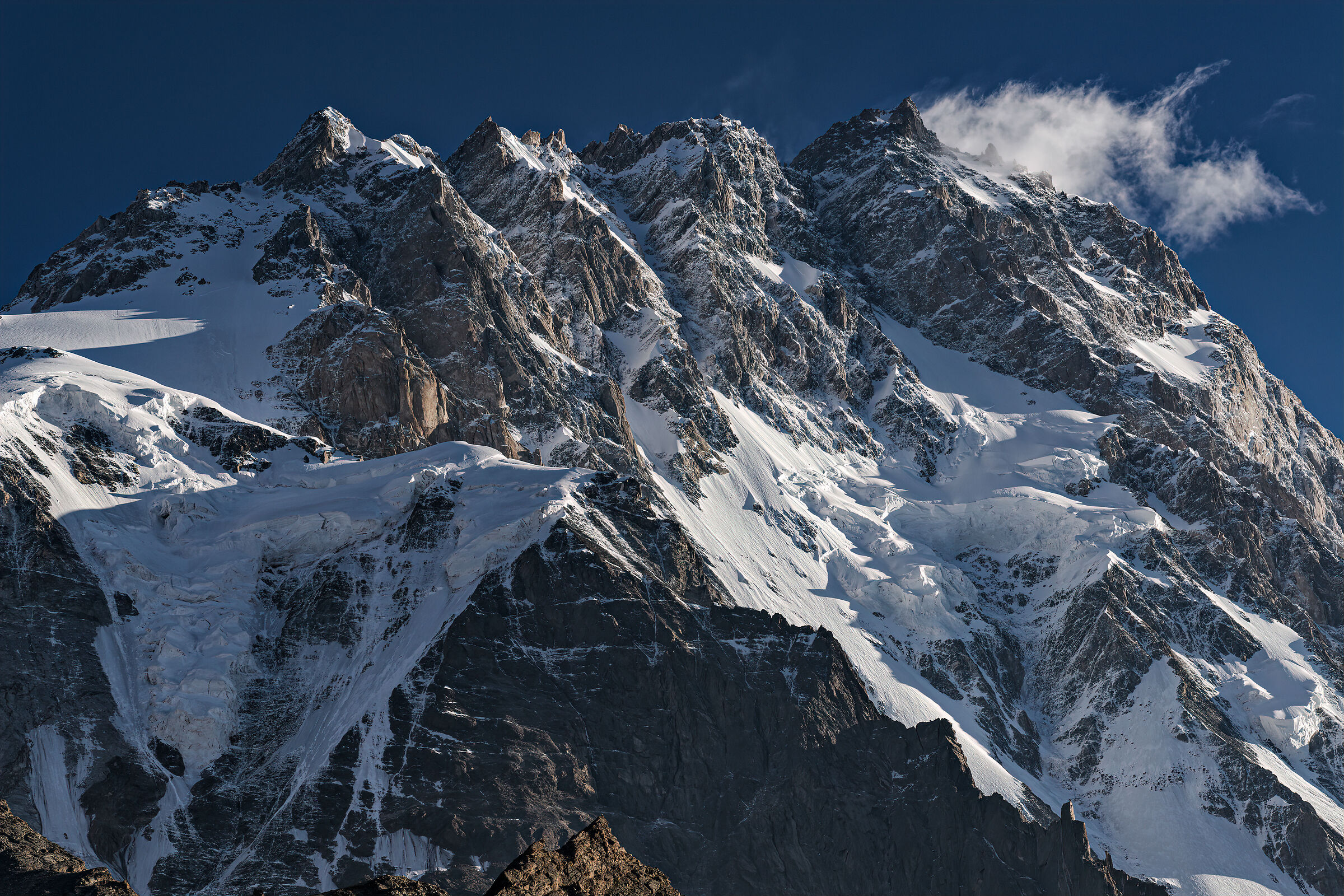 Parte sommitale del Nanga Parbat dalla Cresta Mazeno