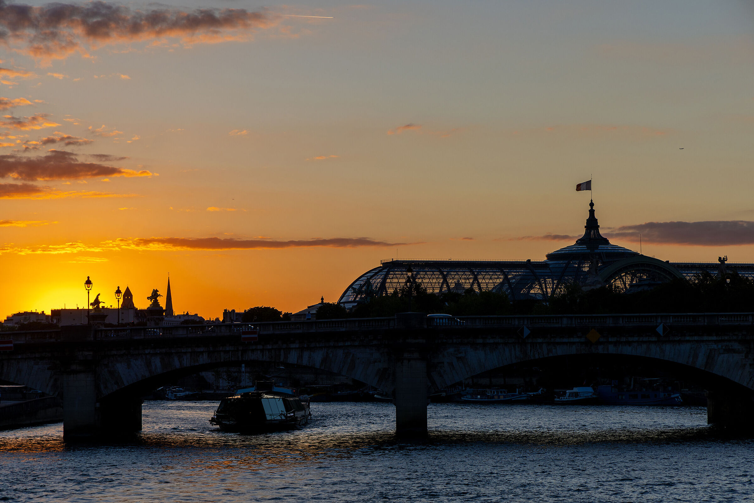 Tramonto a Parigi