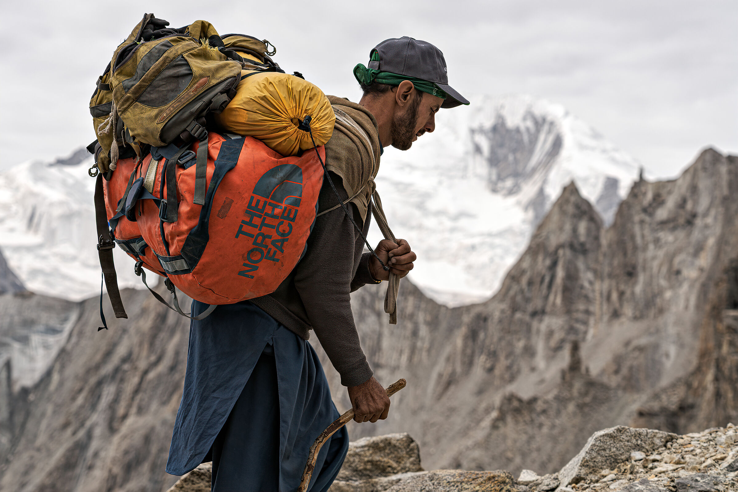 Il capo dei portatori sul Mazeno Pass 5400m
