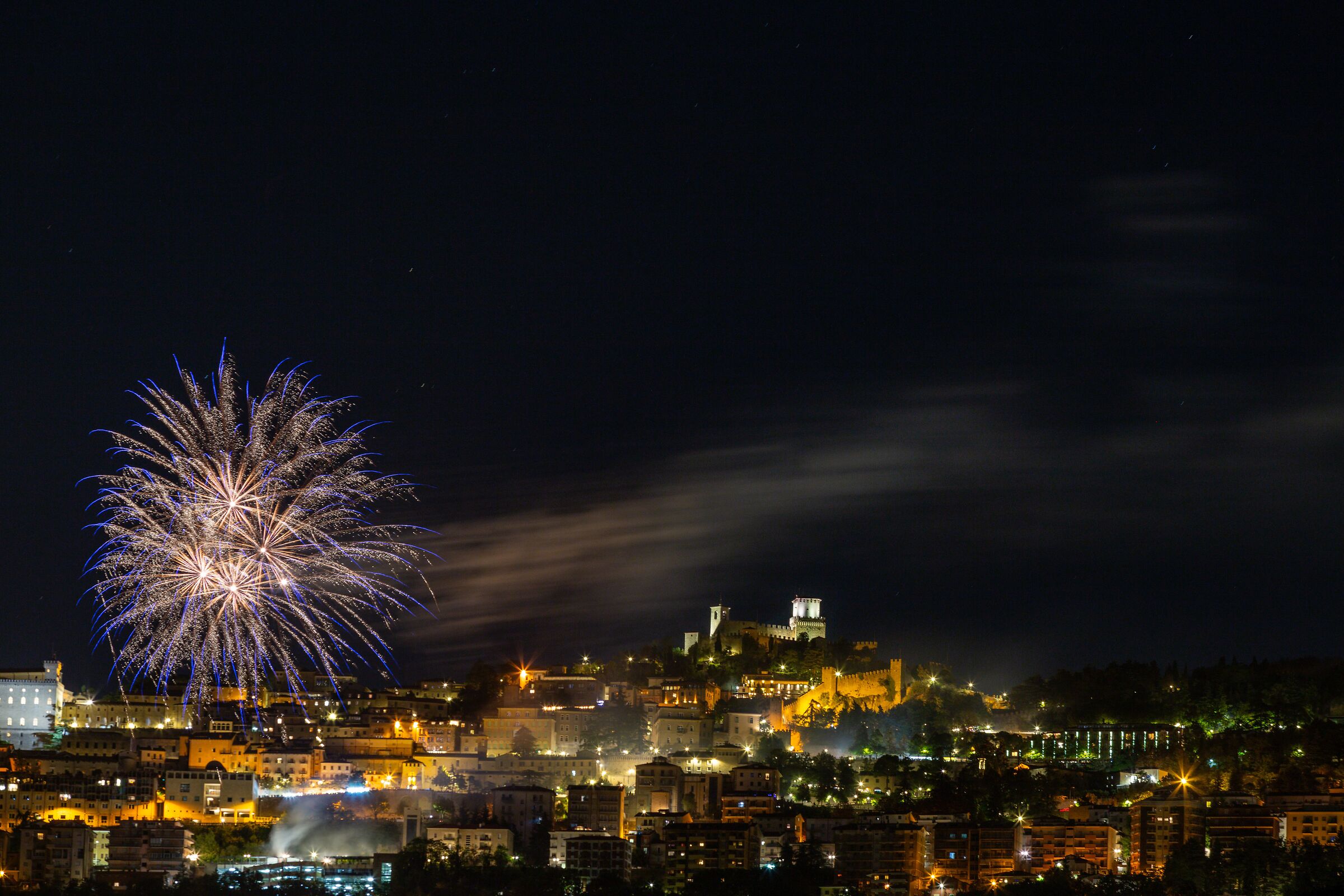 San Marino, a night of celebration