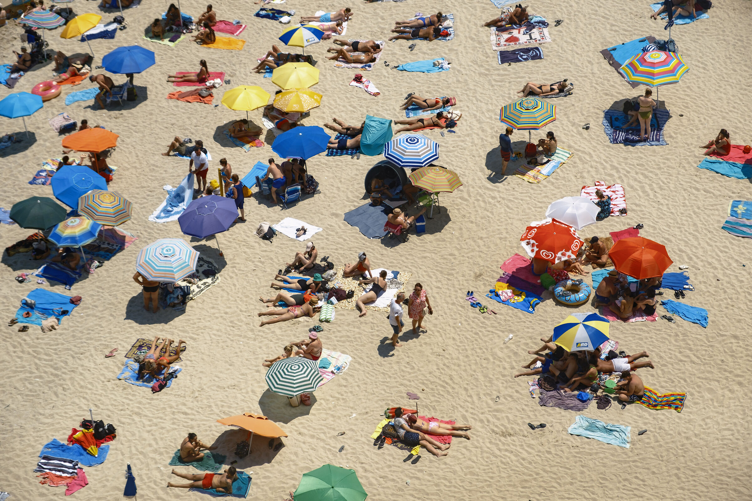 The beach