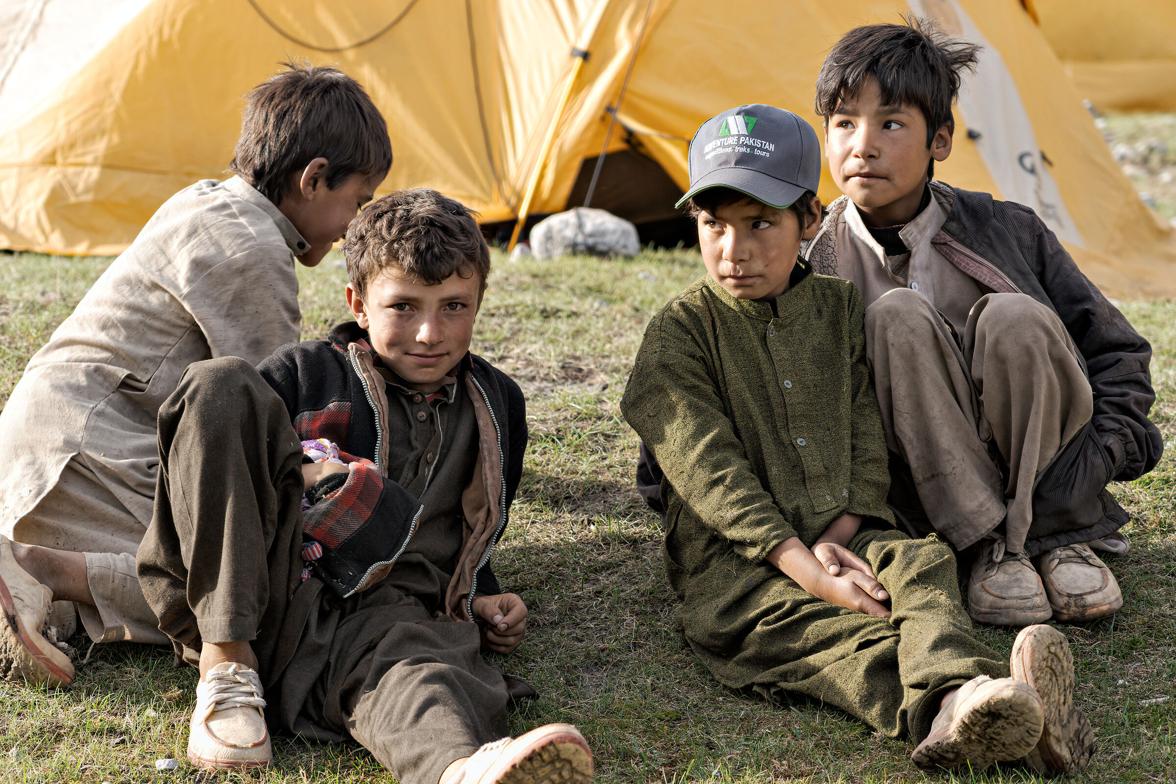 Bambini al nostro campo di Kutagali