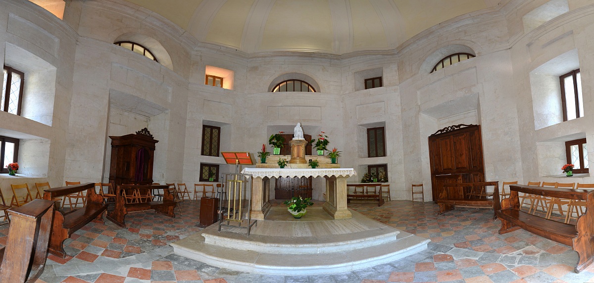 interior of the temple of valadier.