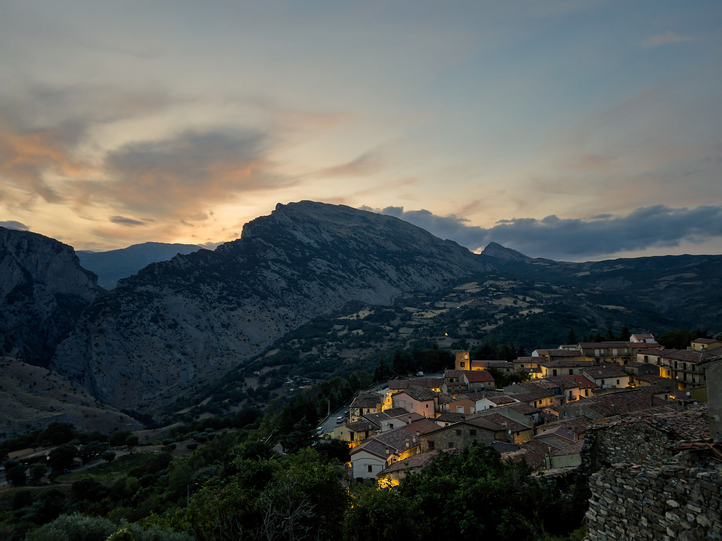 San Lorenzo Bellizzi al tramonto