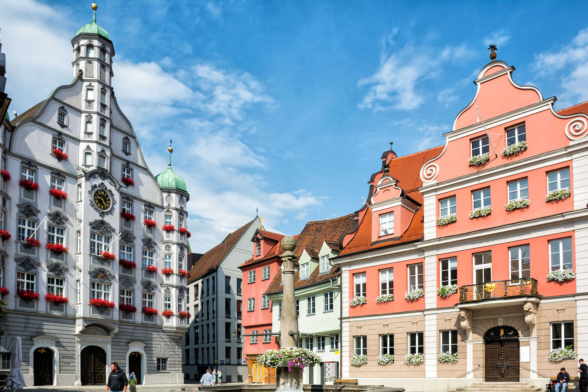 Le bellissime case di Memmingen