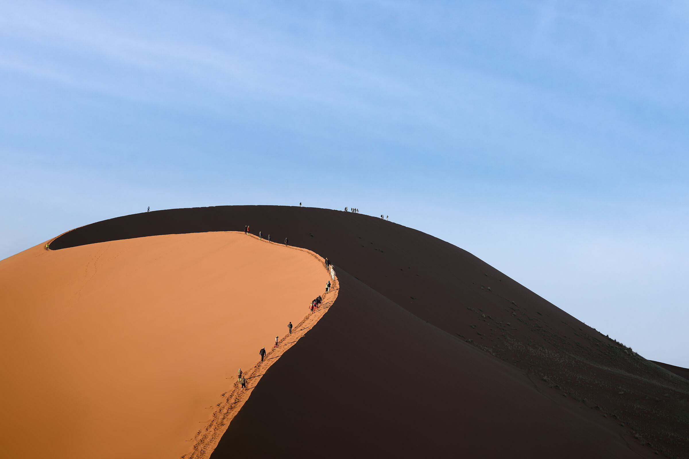 Between lights and shadows