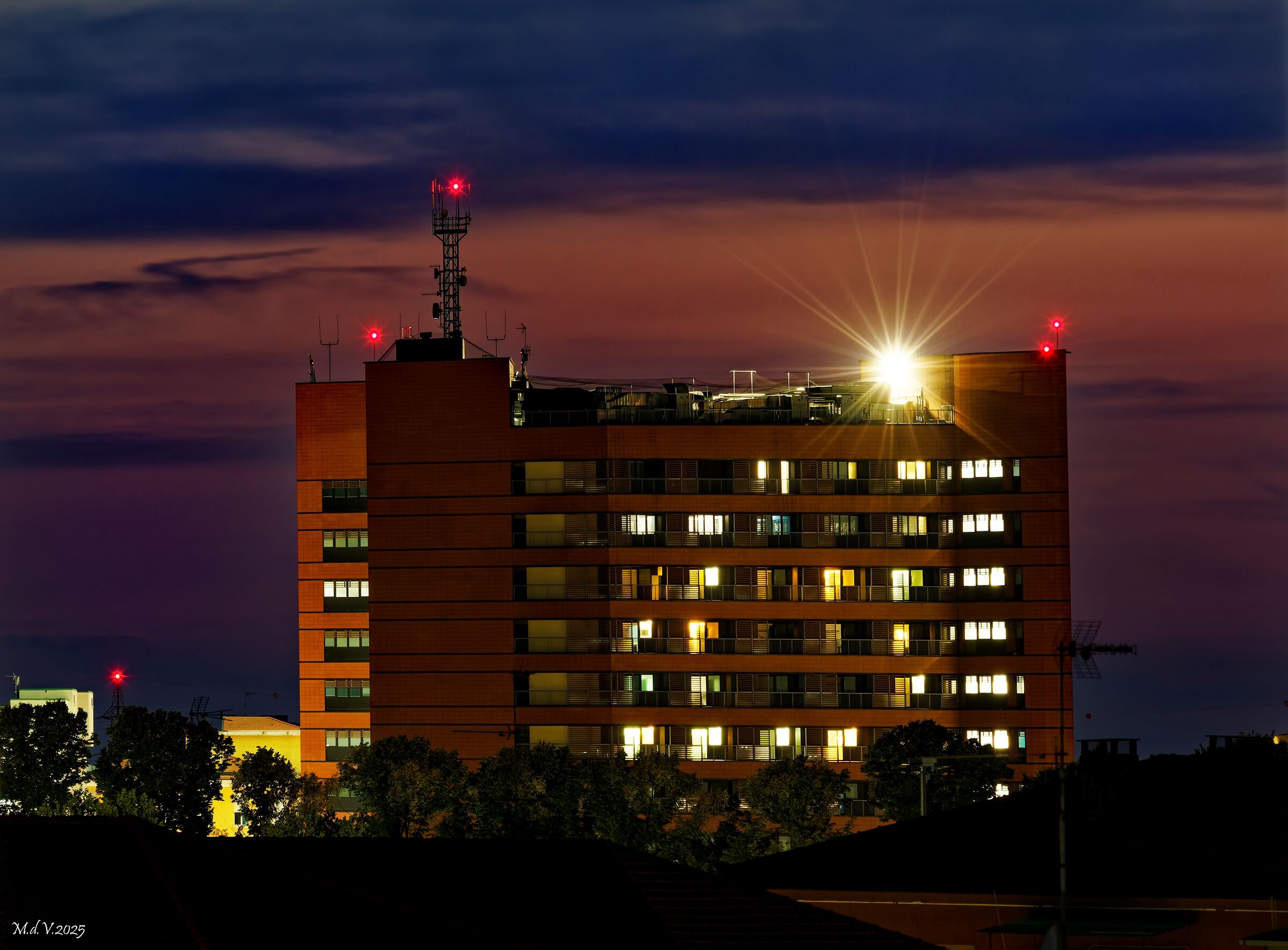 Tramonto Urbano sul d.e.a.