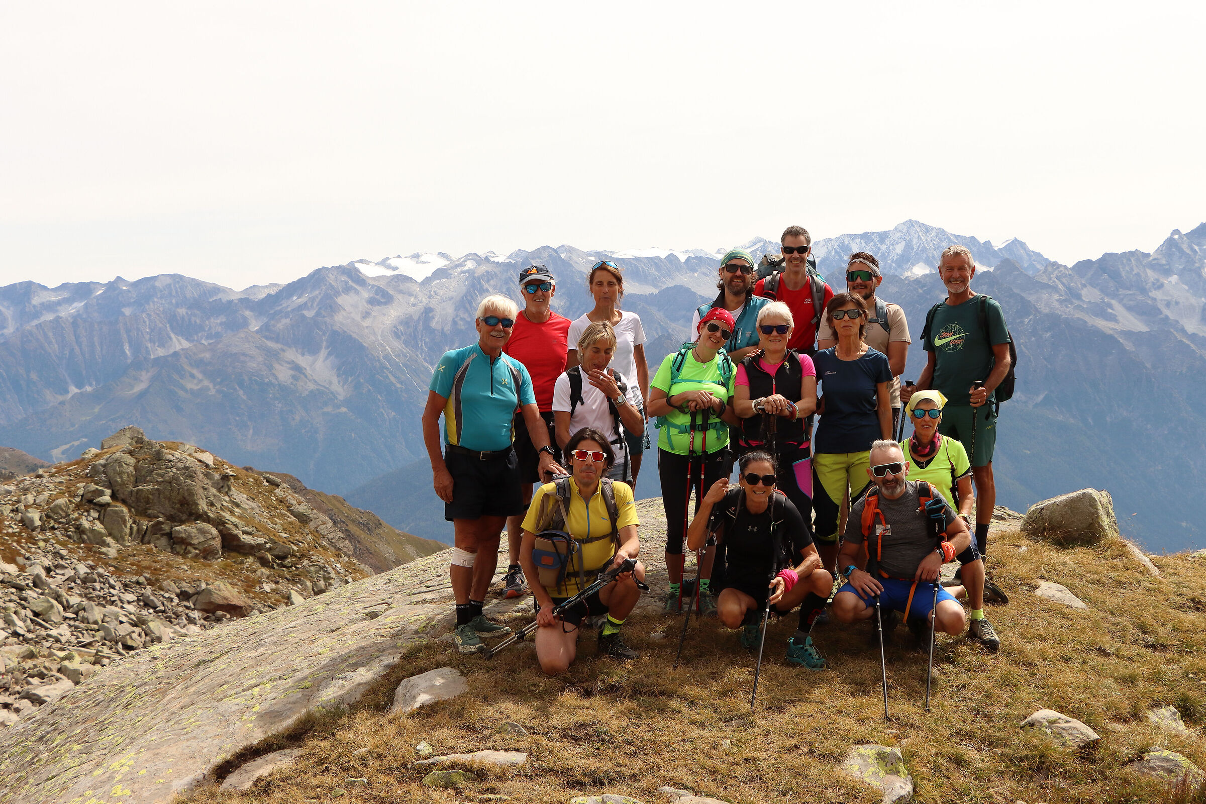 we pose - amphitheater l'Adamello -
