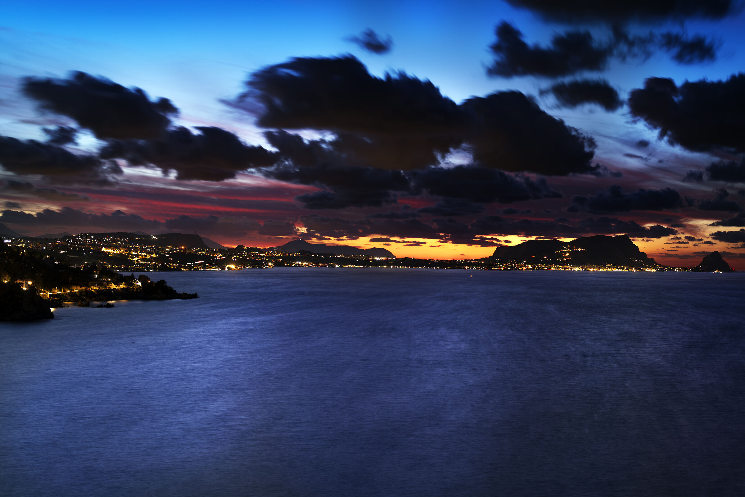 Costa Siciliana al tramonto