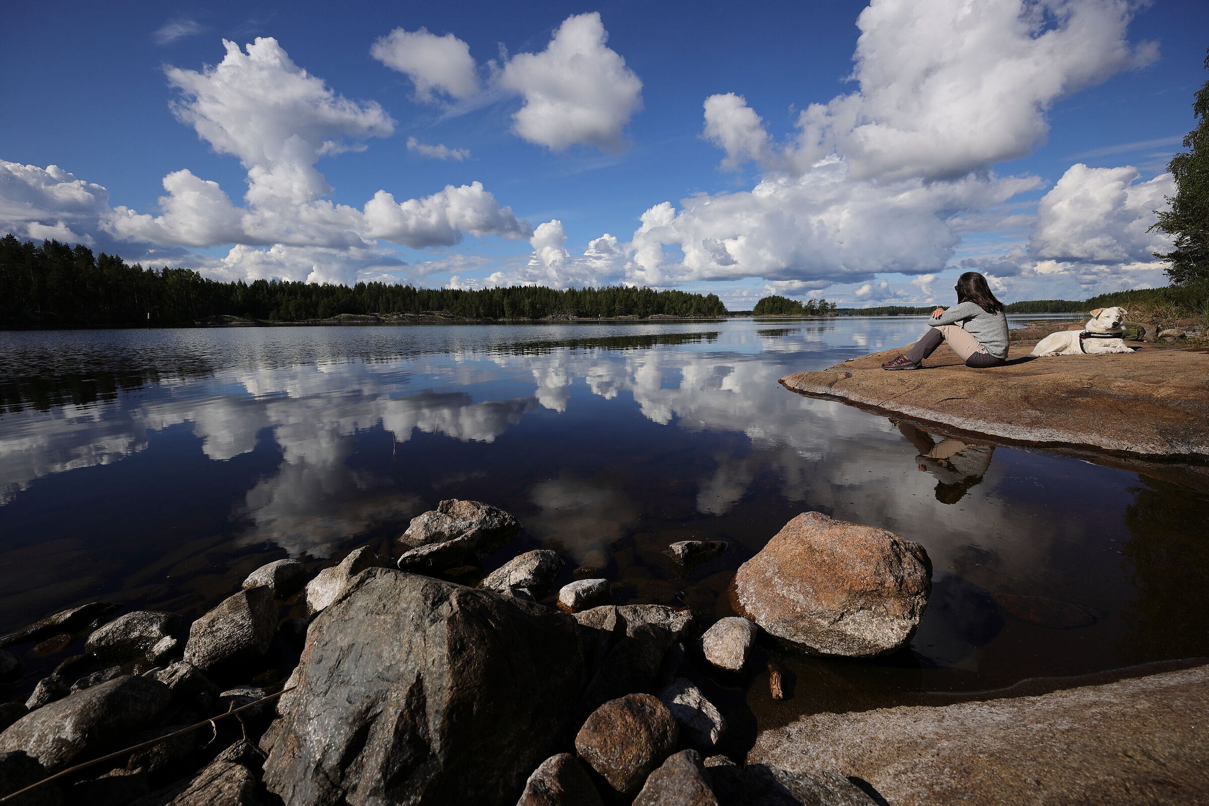 Paesaggio lacustre finlandese