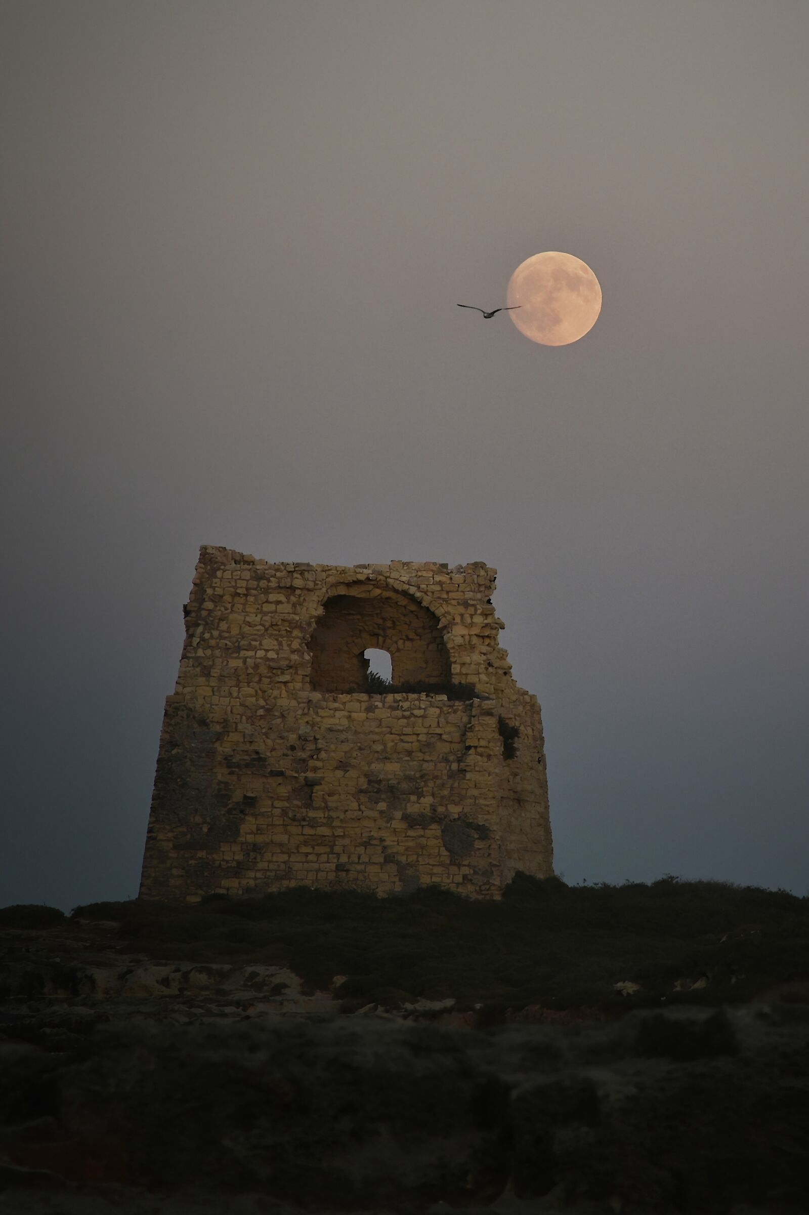 Alba lunare del 06/09/2025 a Roca
