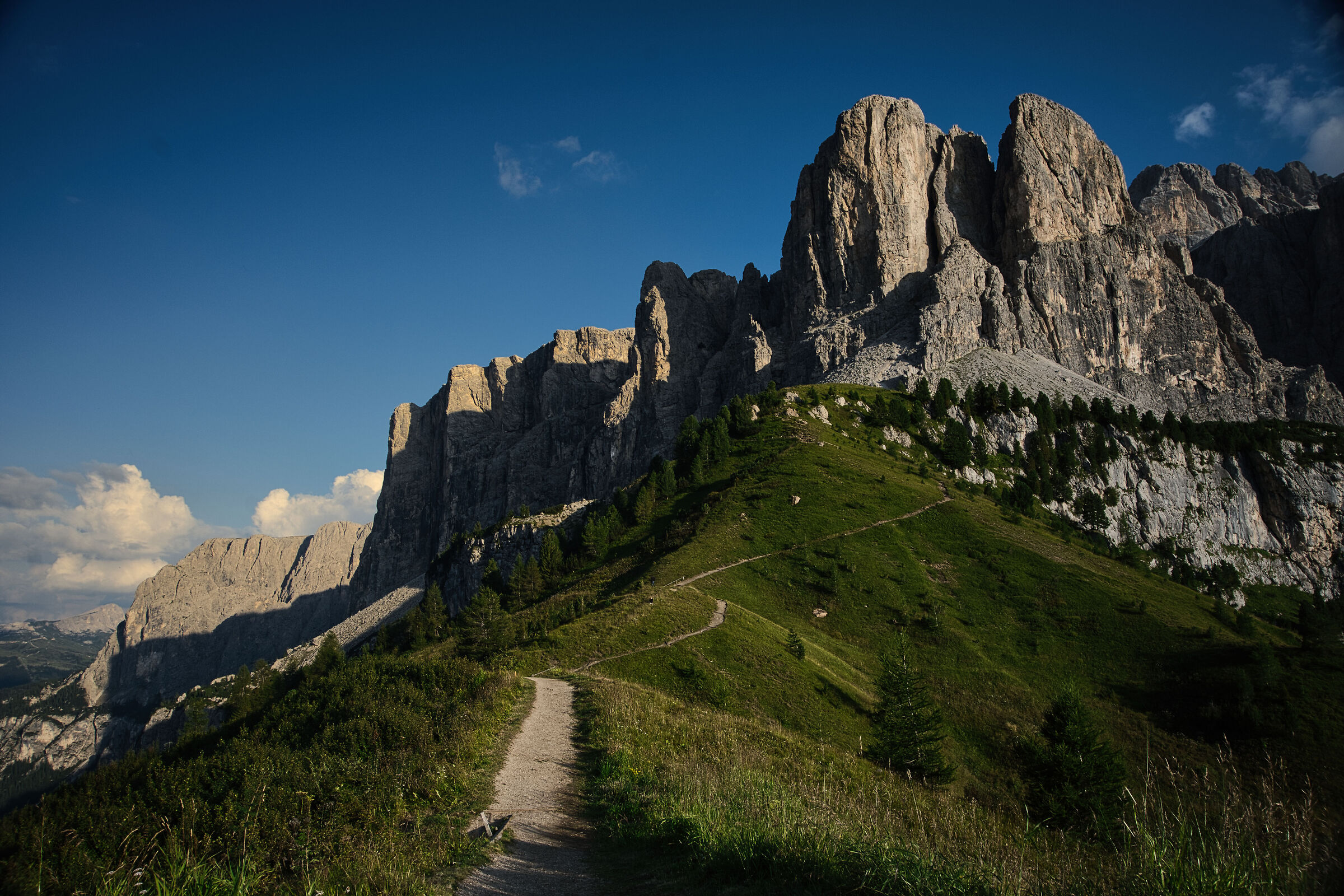 Tra le montagne del Passo Gardena