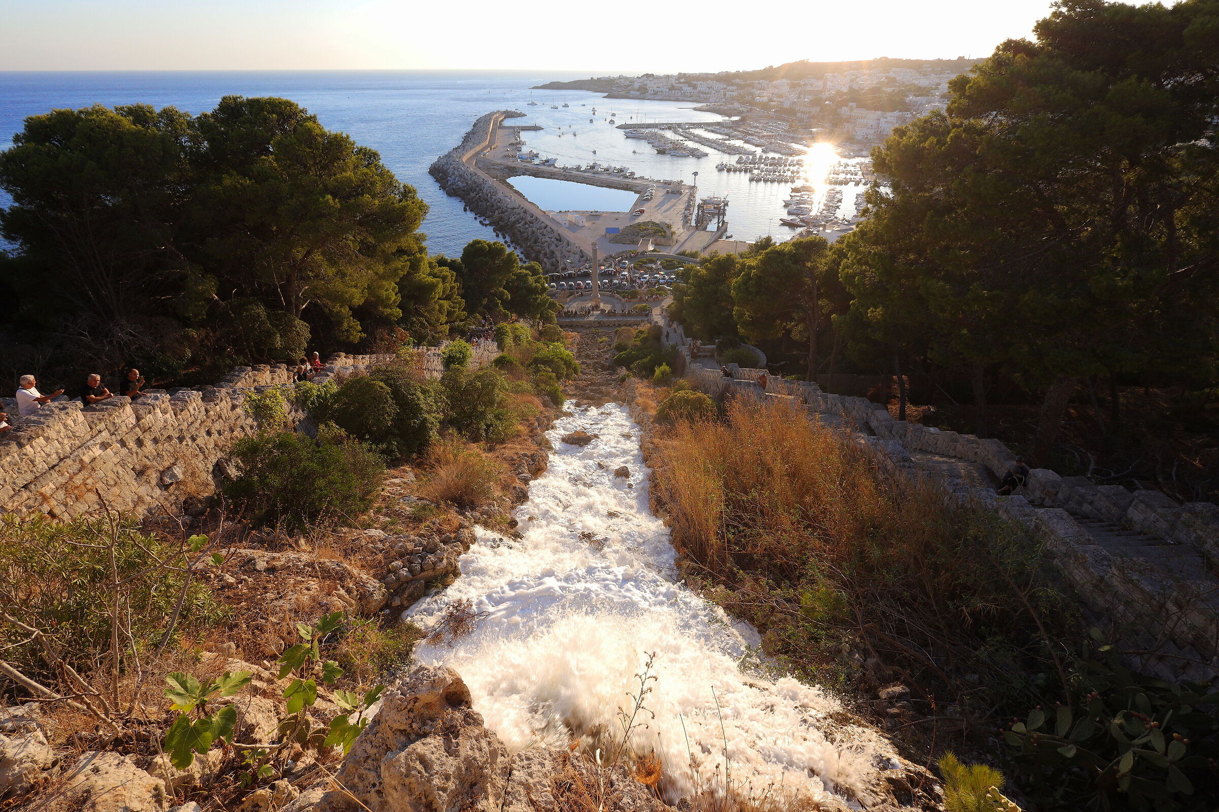 Santa Maria di Leuca monumental waterfall