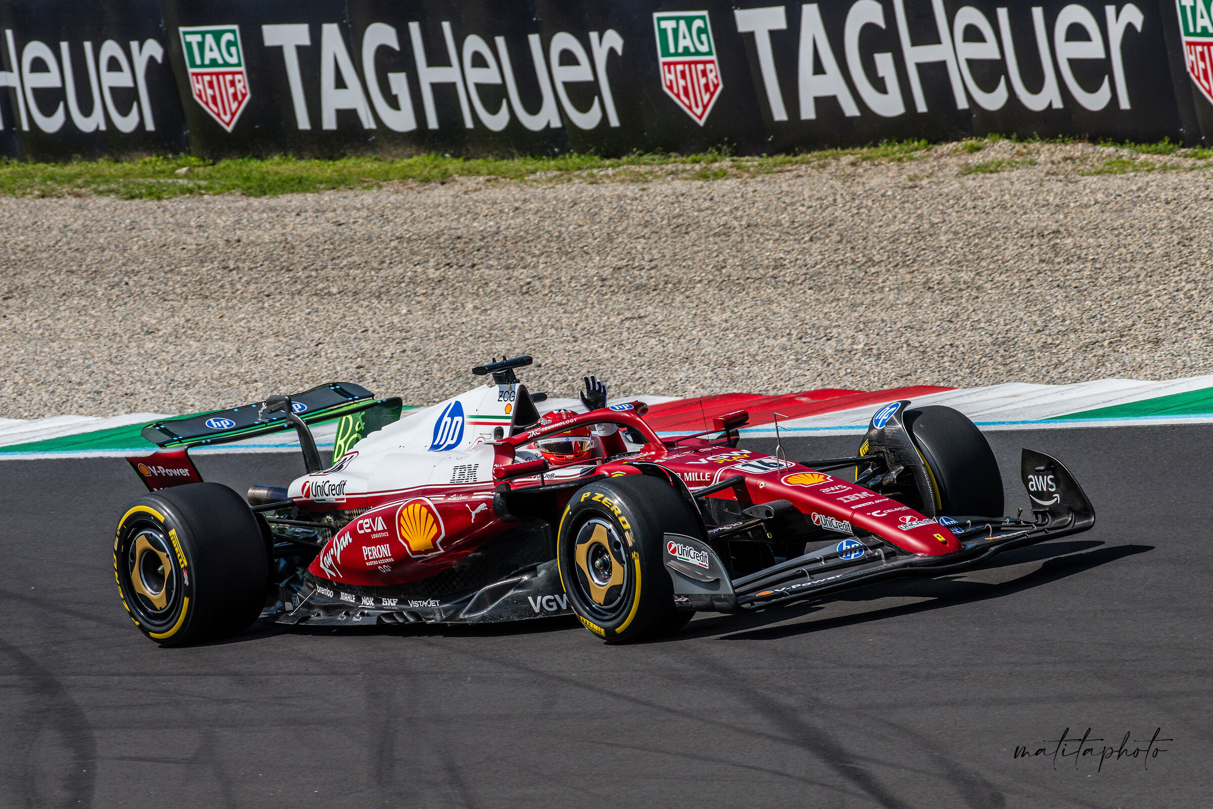 Ferrari F1 - Leclerc - Monza 2025 Roggia