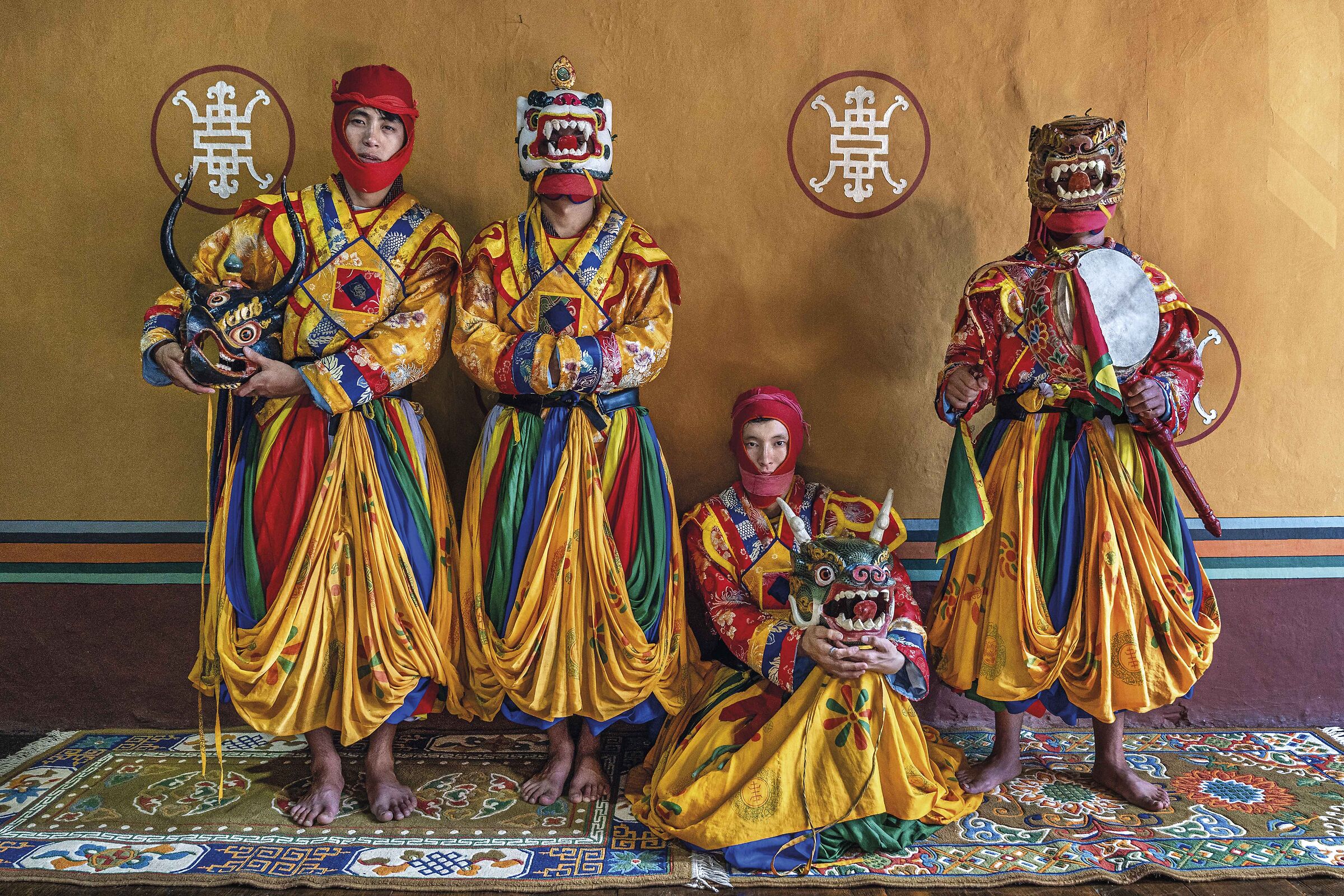 Tshechu Dancers