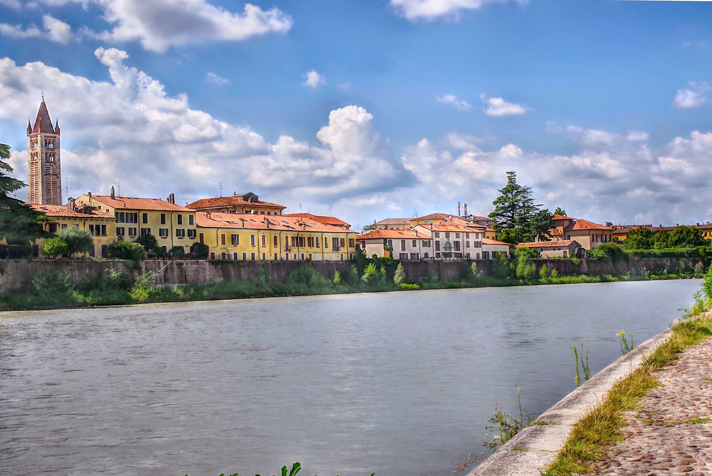 Adige in Verona is in the San Zeno area