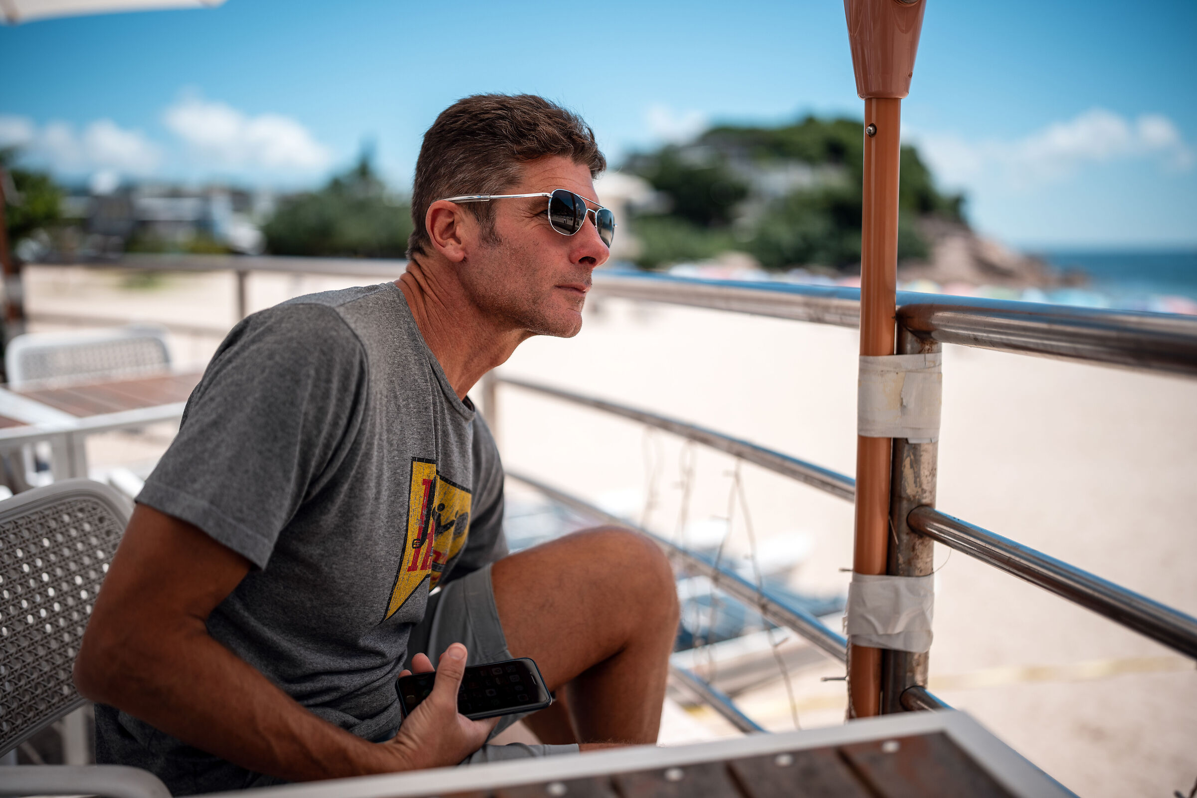 At Big Wave Beach in HKG