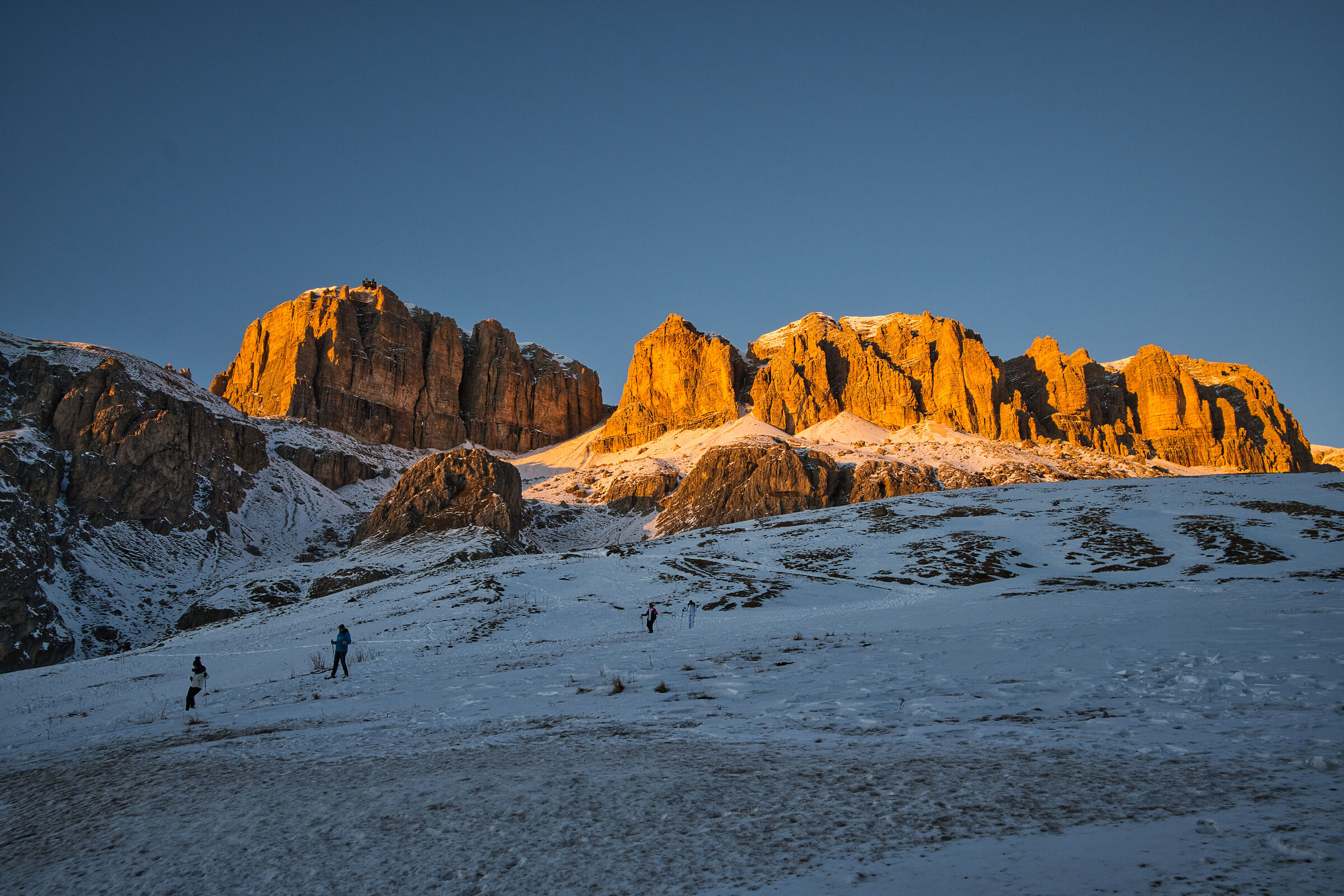 Tramonto sulle dolomiti