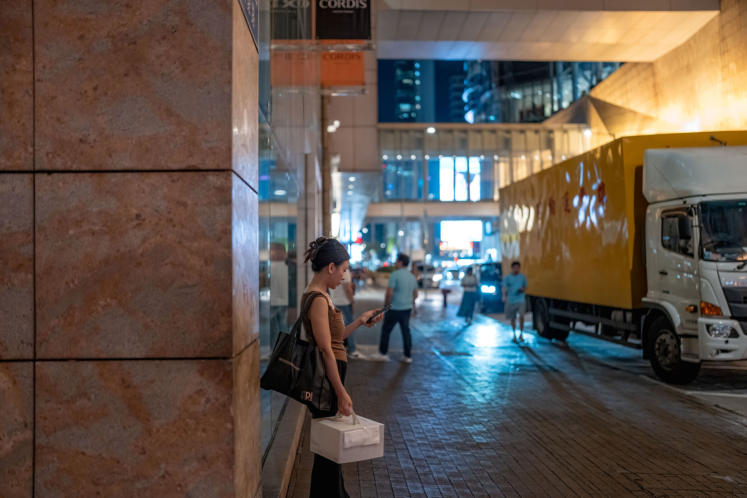 Shanghai street in HKG