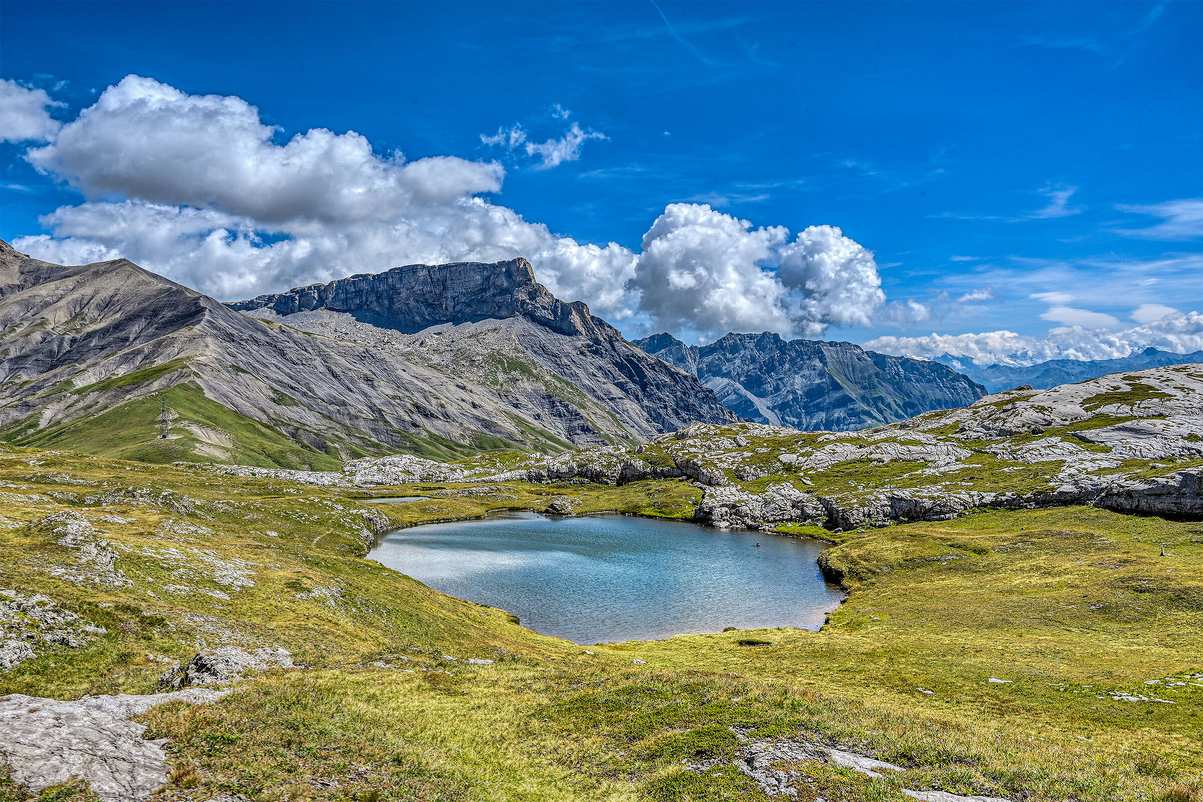 Mont Gond from the Tsanfleuron Glacier, VS, Switzerland
