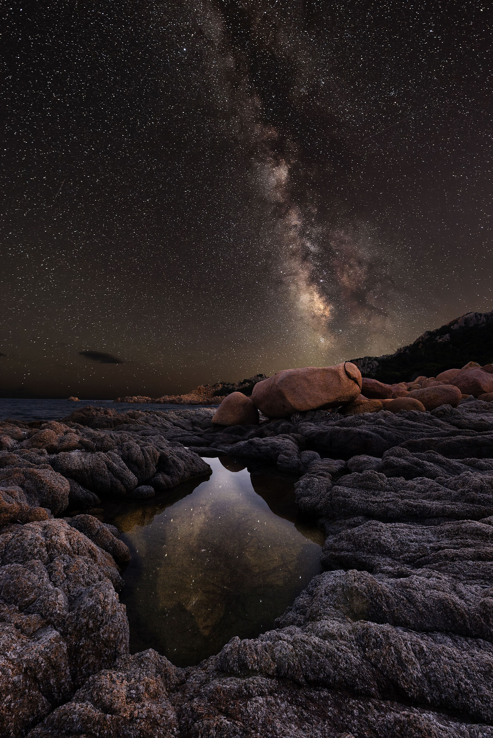 Capo Comino by Night