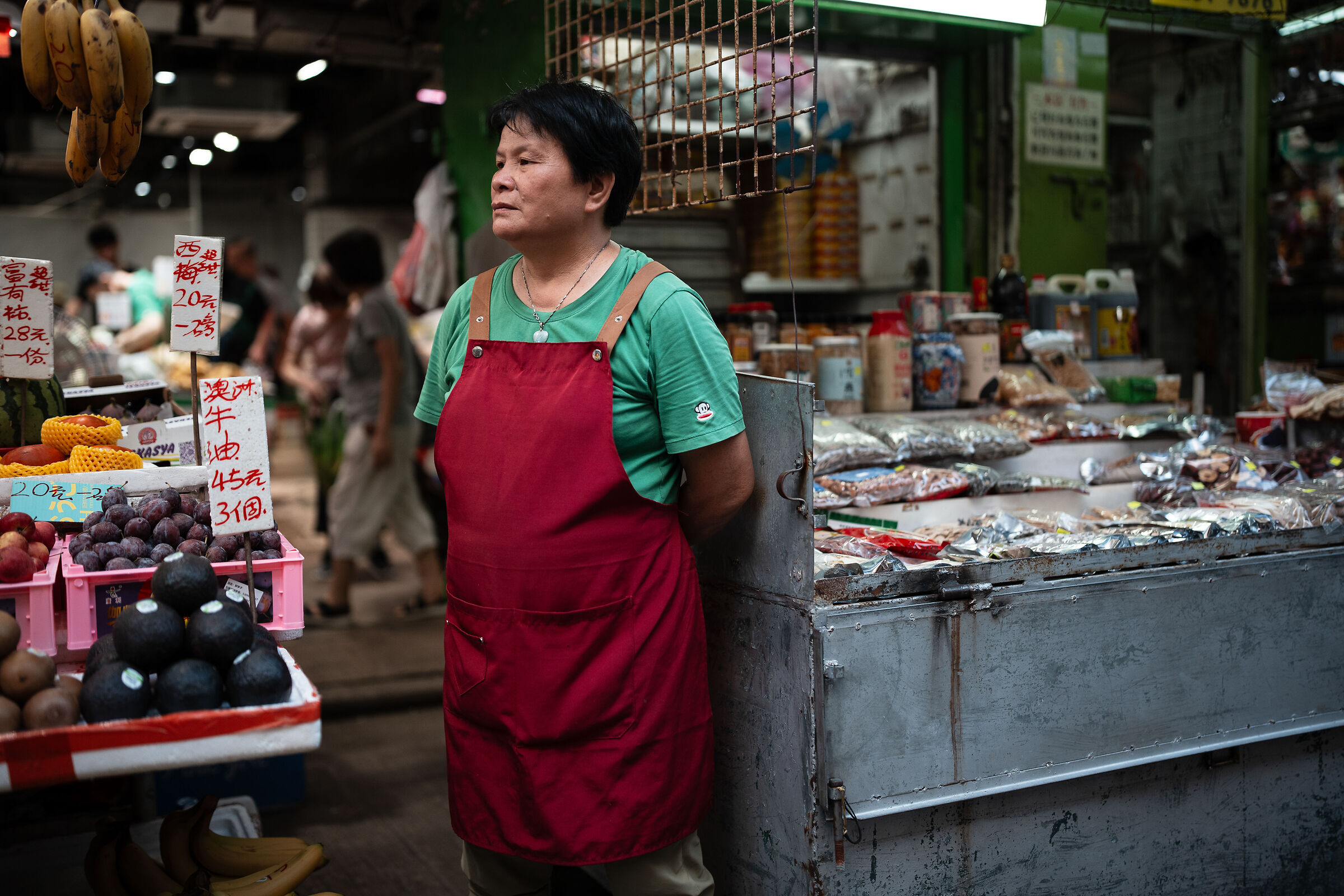 End of day at the market