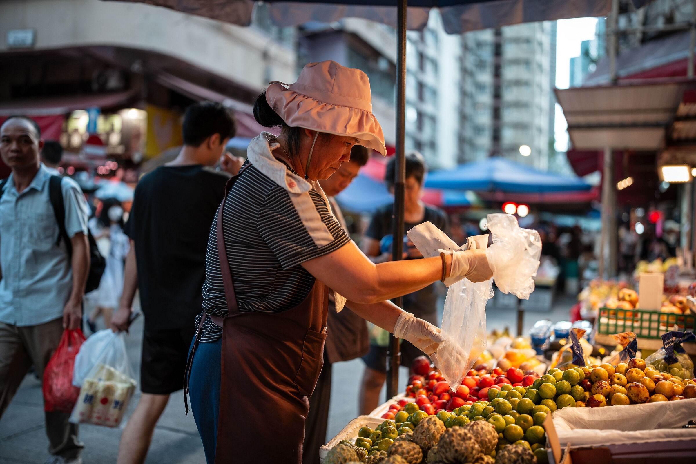 The lady greengrocer