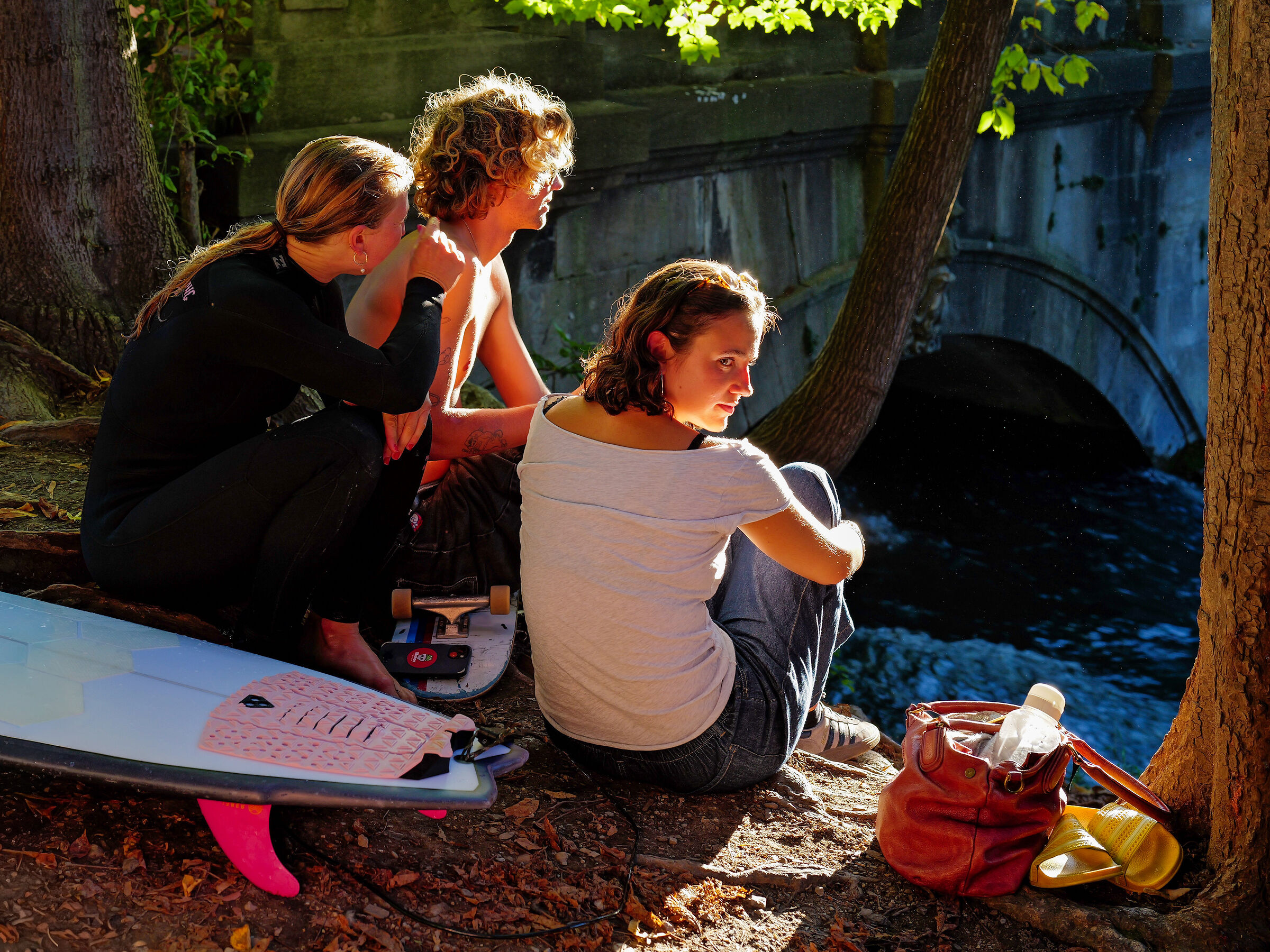 Rilassati dopo il surf