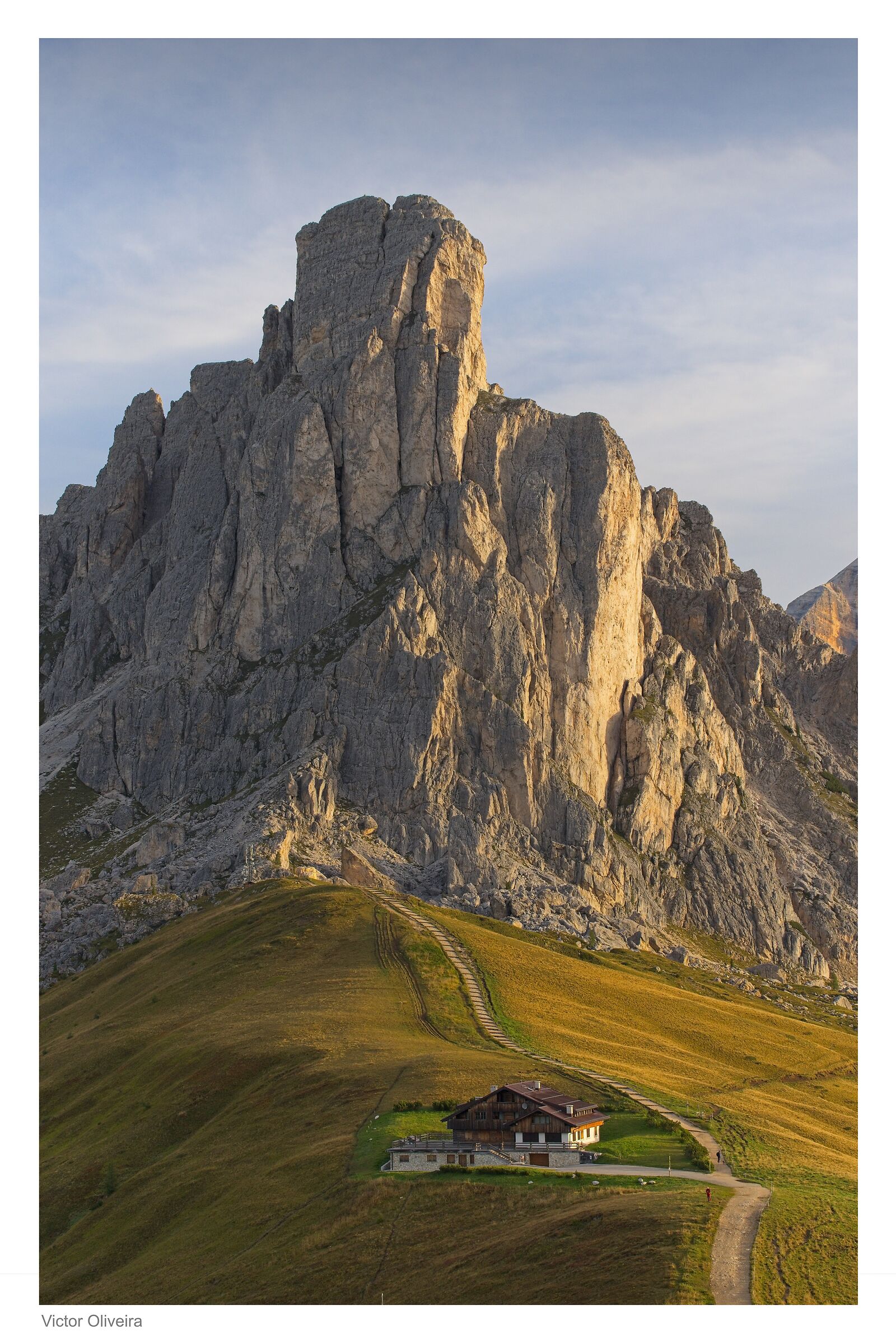 La casetta e la montagna