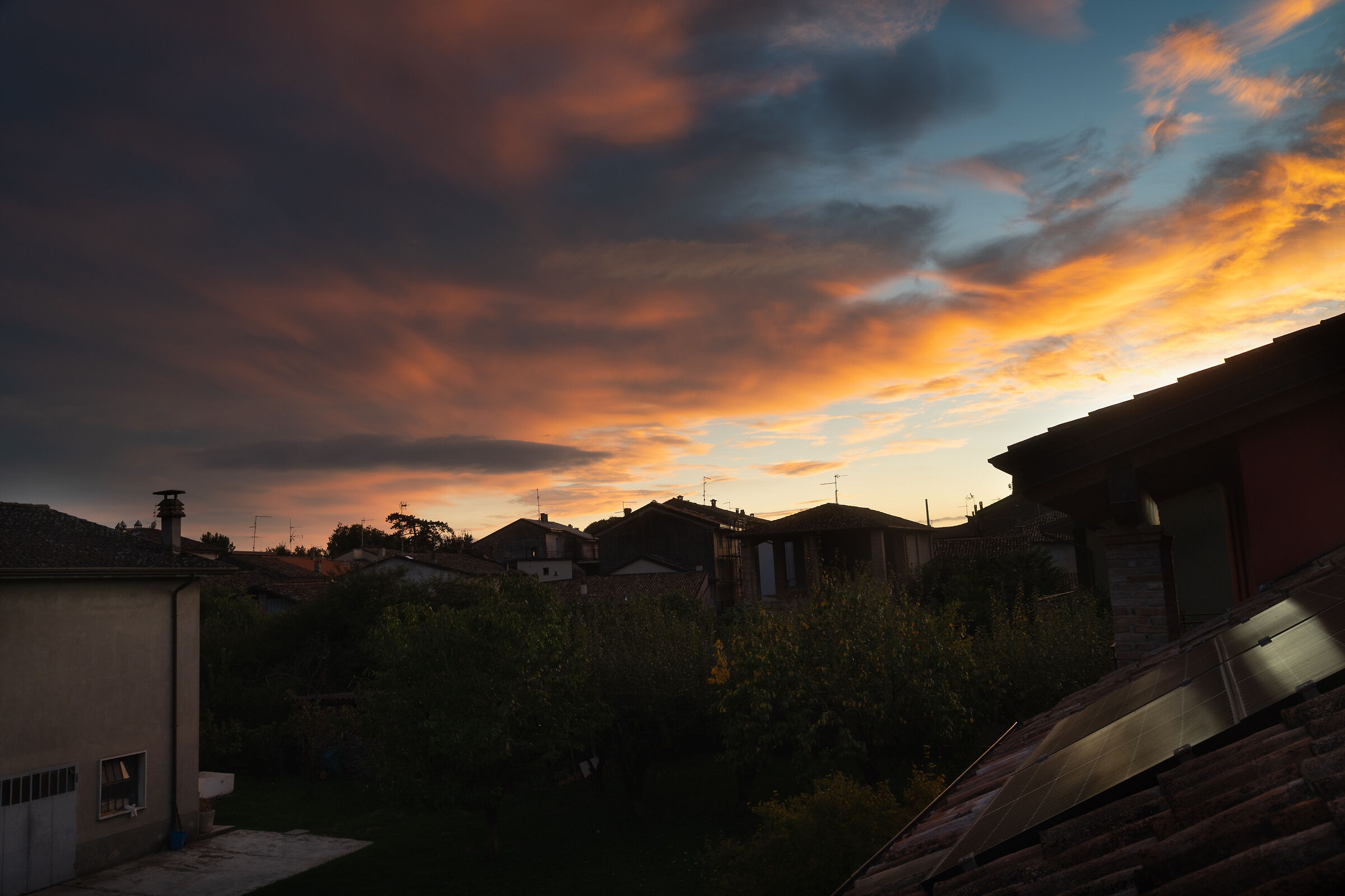 Scatto veloce da casa per questo tramonto