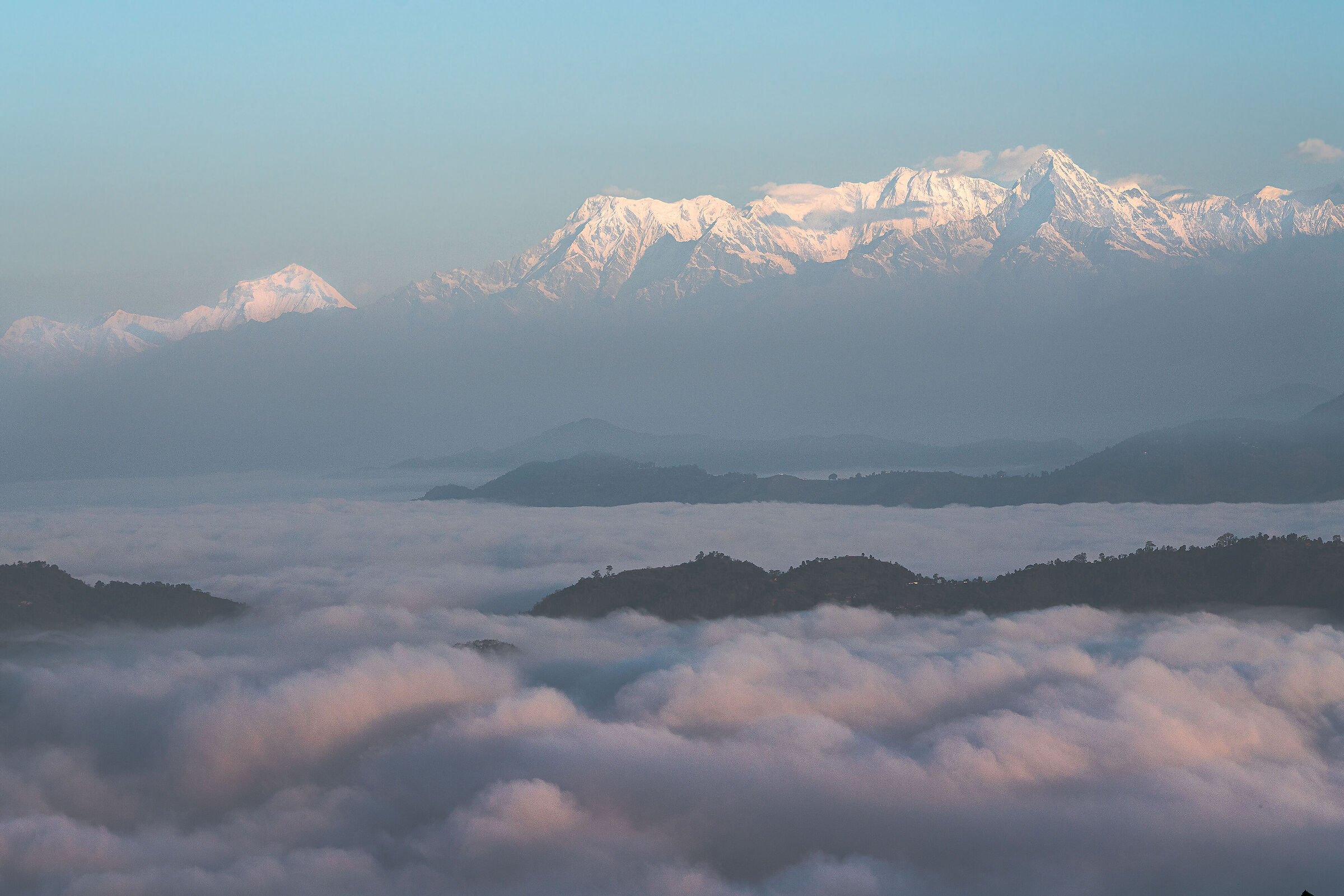 Meditating in the clouds