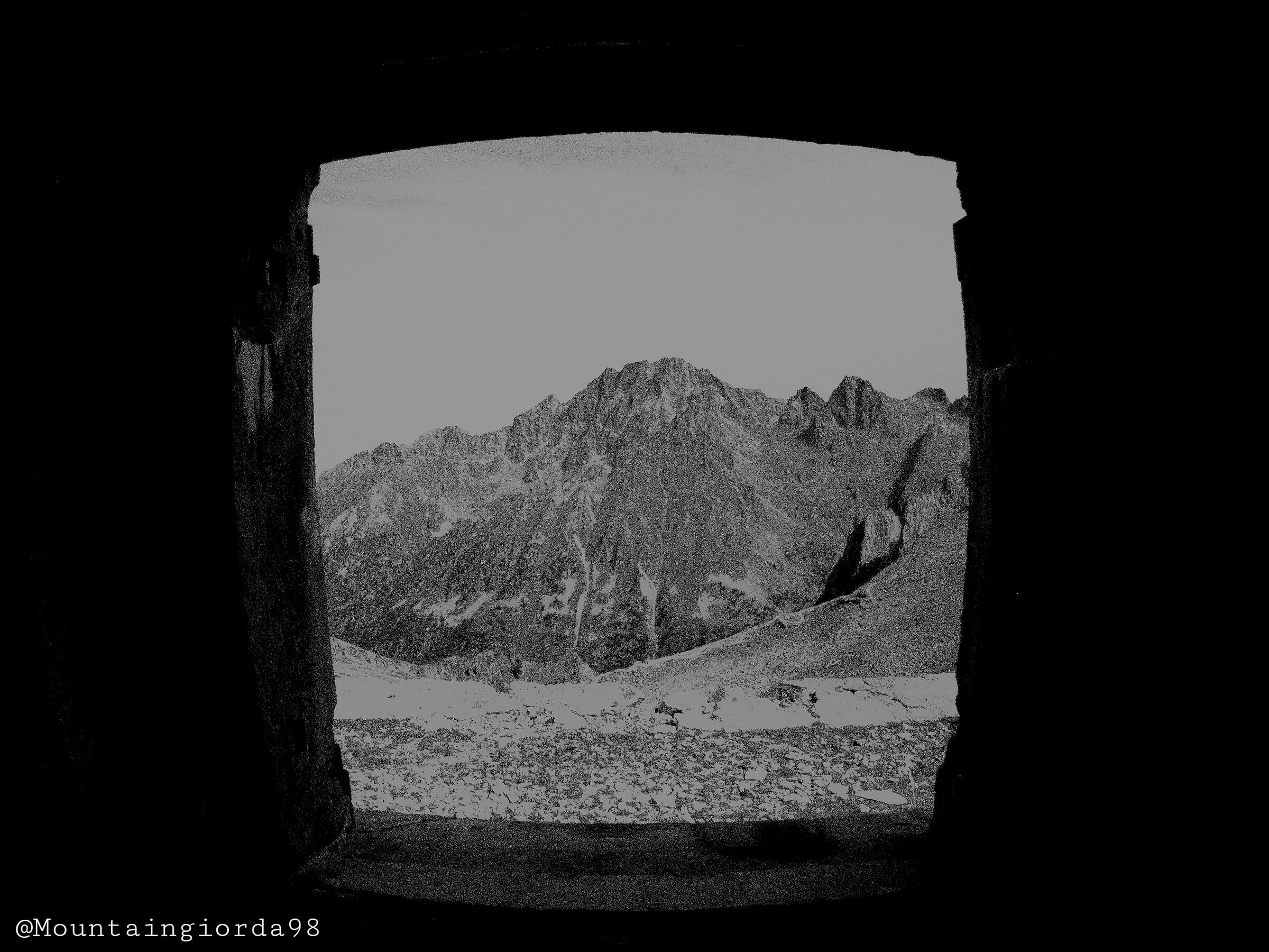 Argentera vista Dal fortink