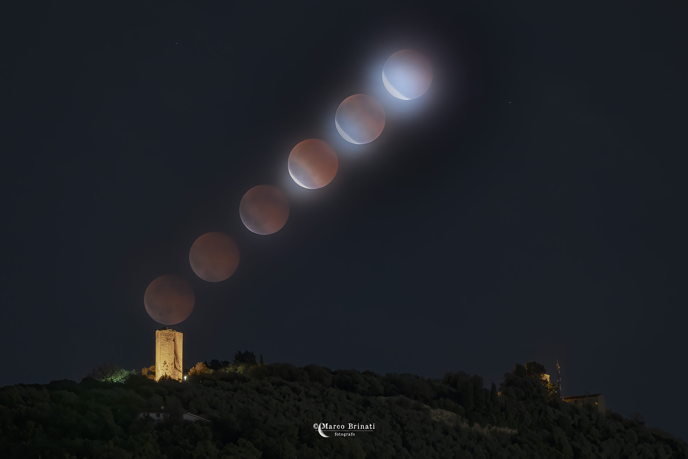 Eclissi di Luna alla Rocca
