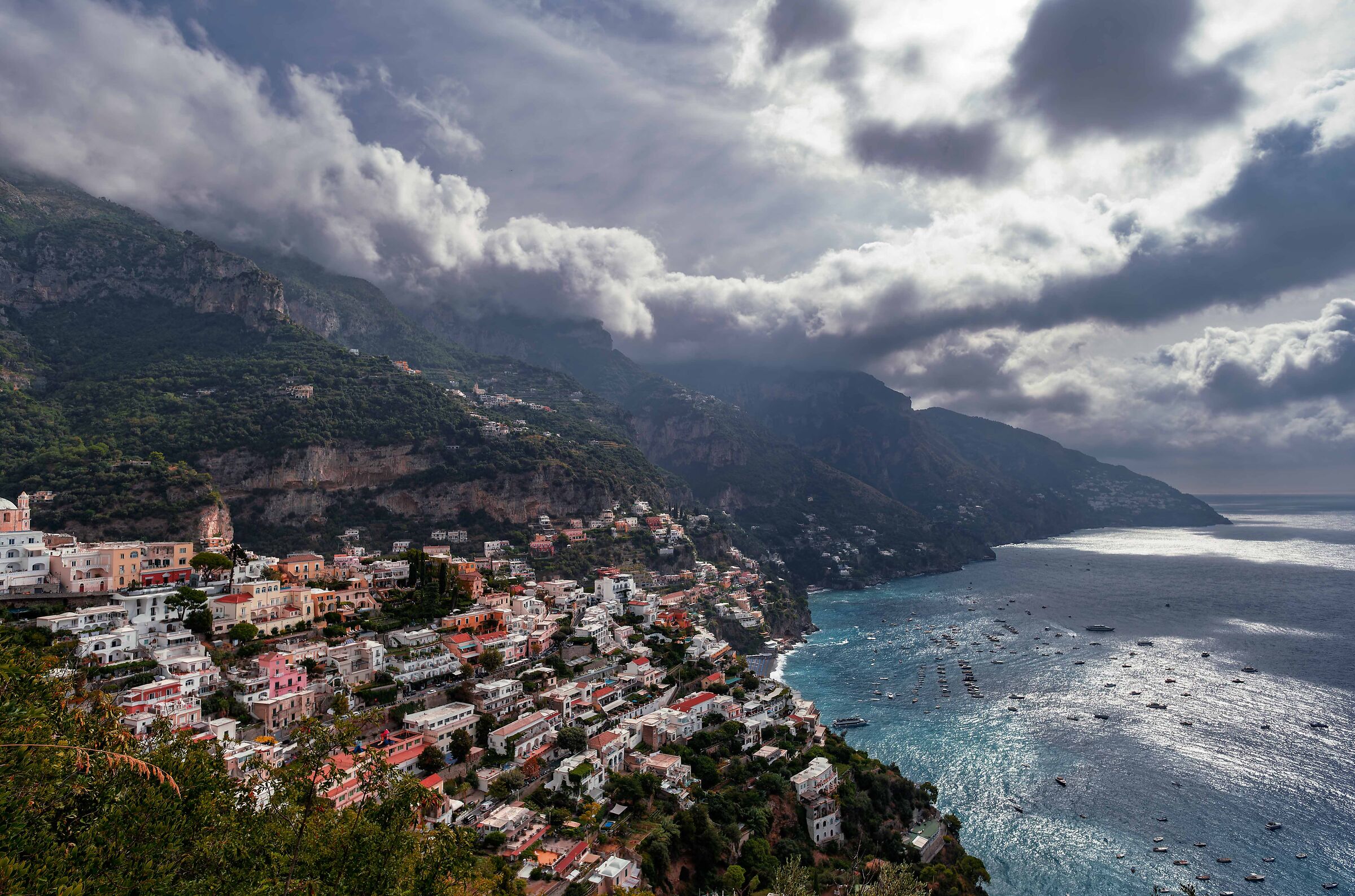 Nuvole a Positano
