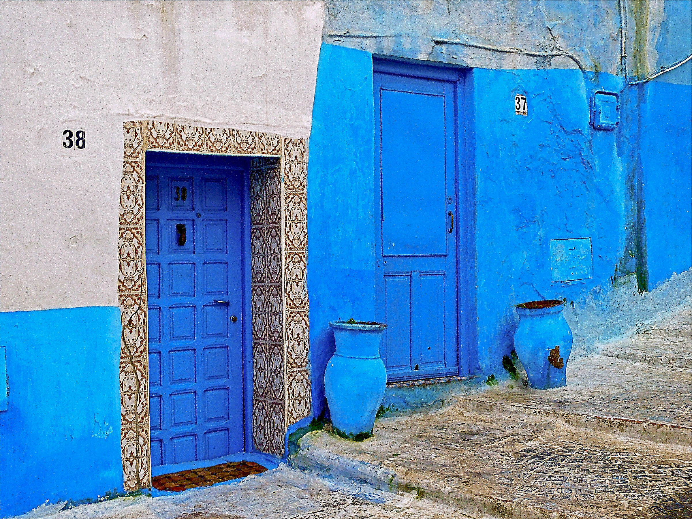 The blue of Sidi Bou Said (Tunis)