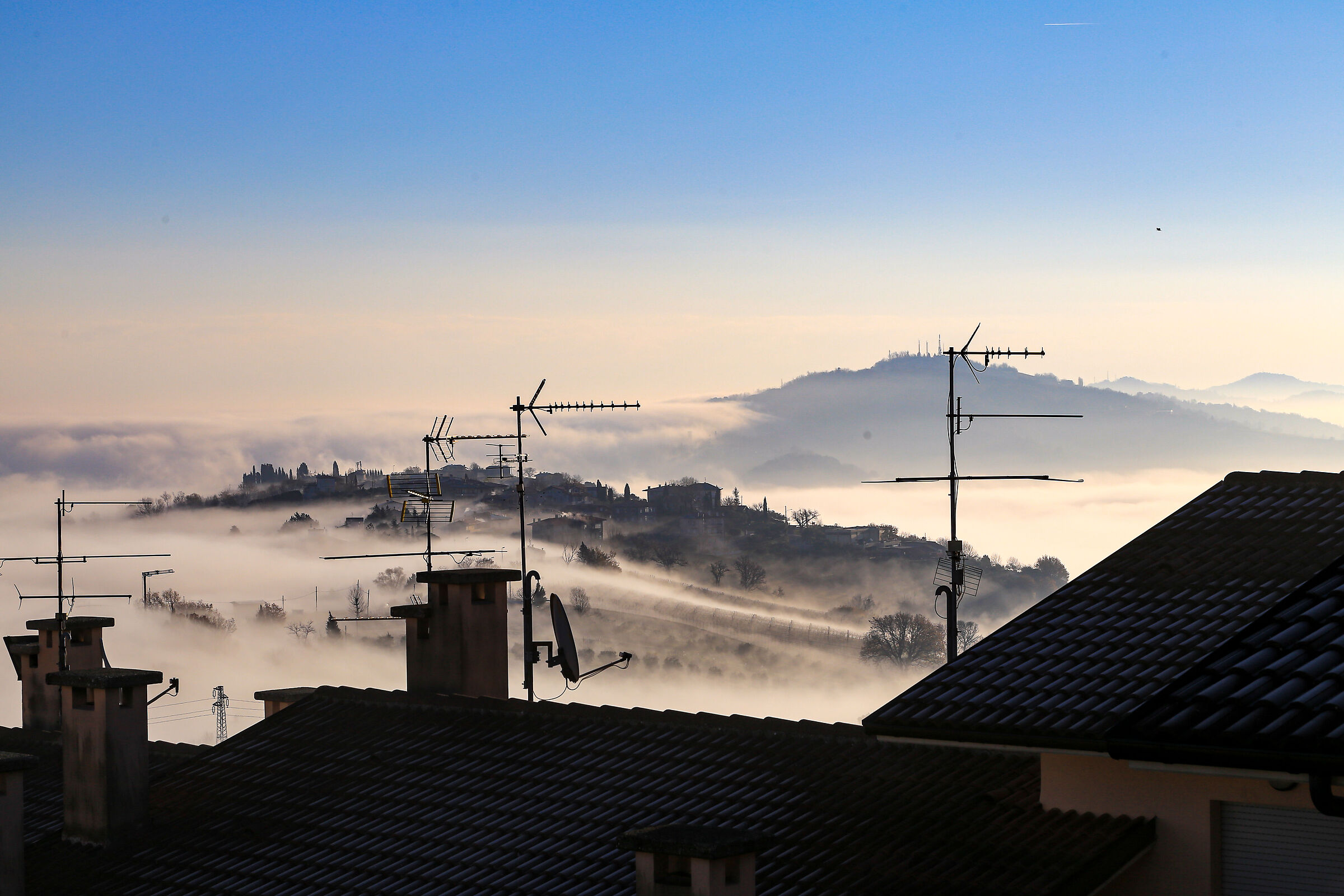 Between earth and sky