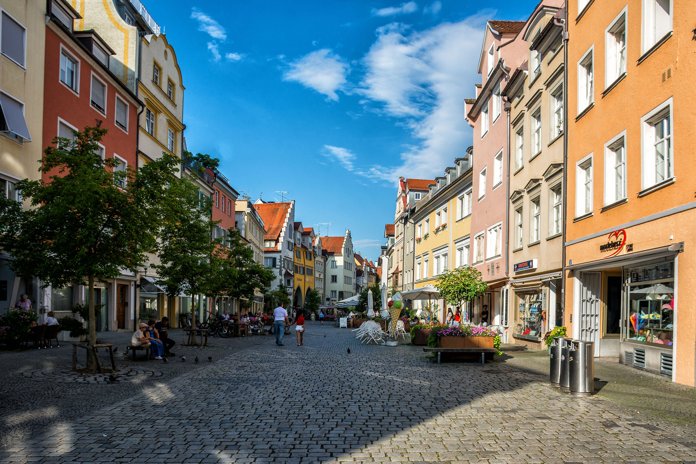 Nel centro di Lindau