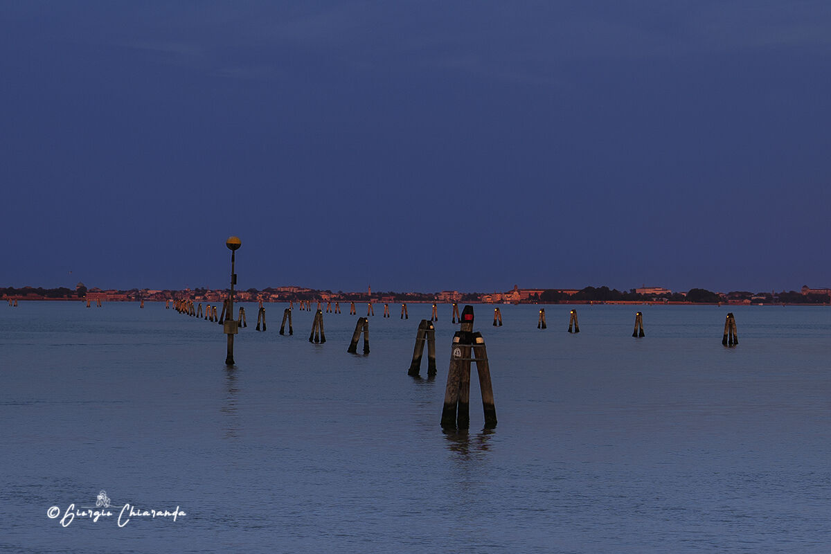 The Blue Hour overlooks the lagoon