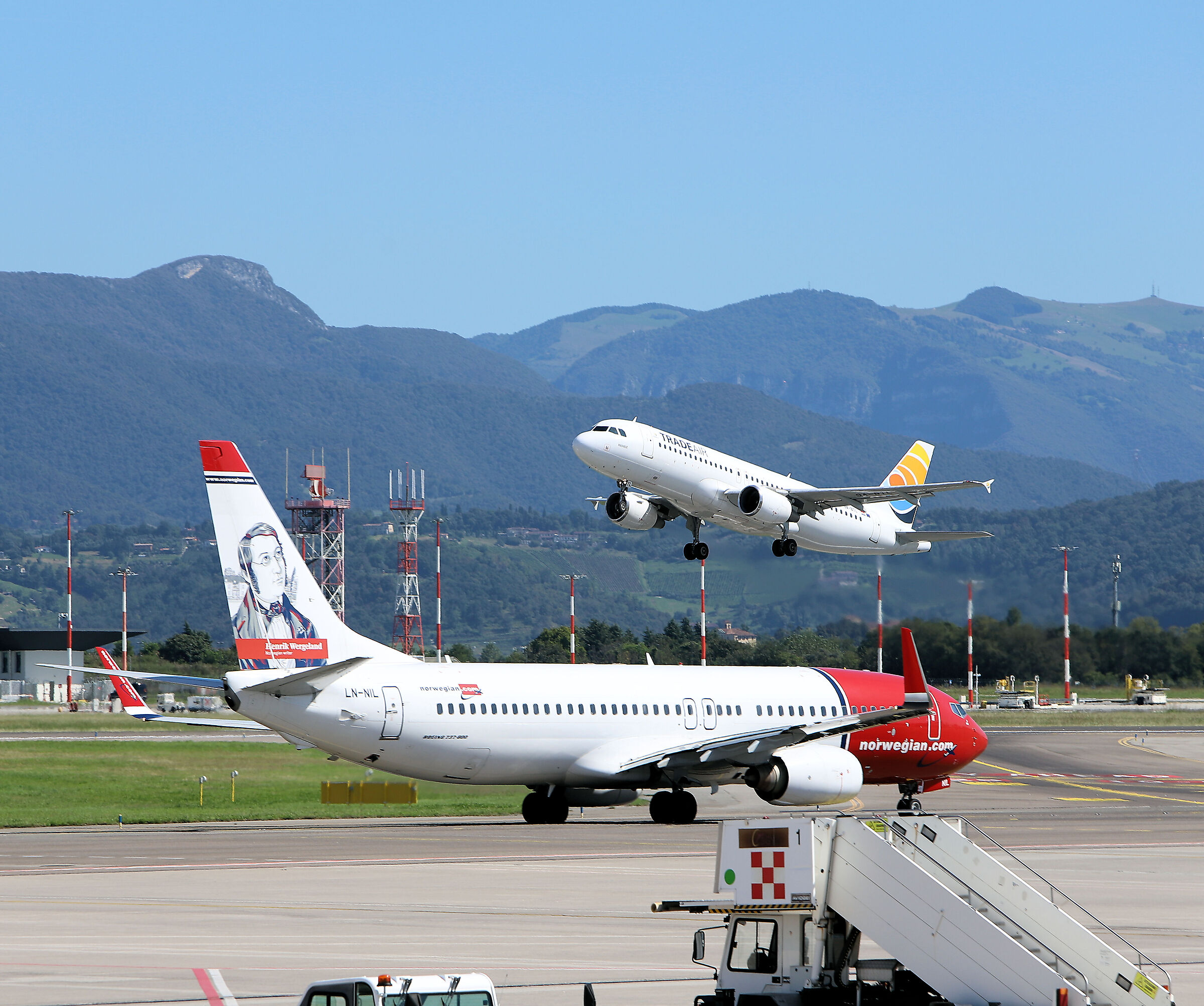 Arrivals and departures