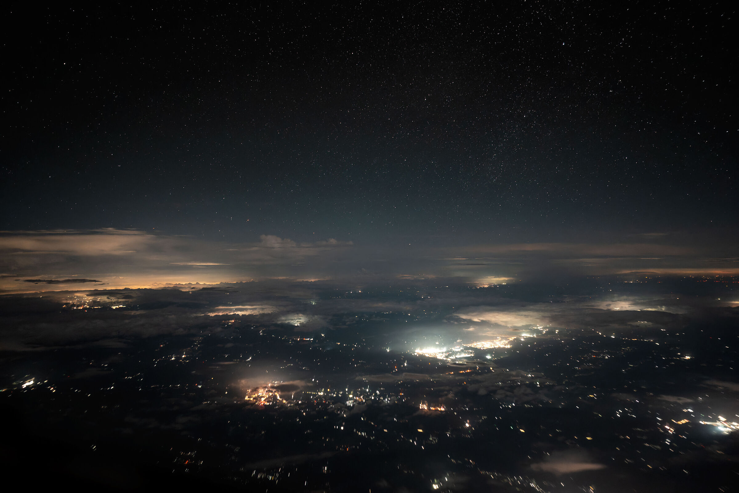 from the cockpit nightscapes