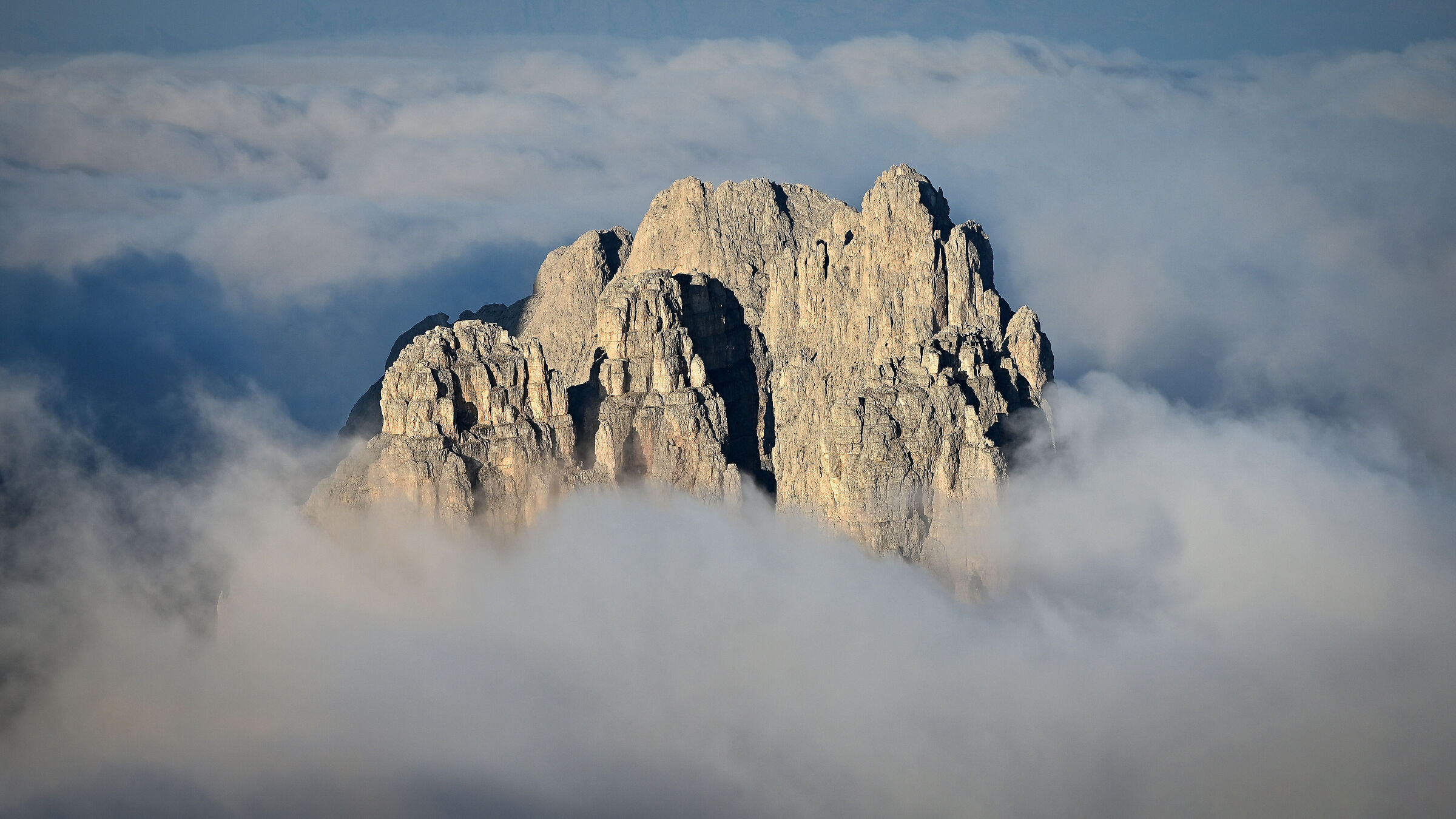 Above the clouds