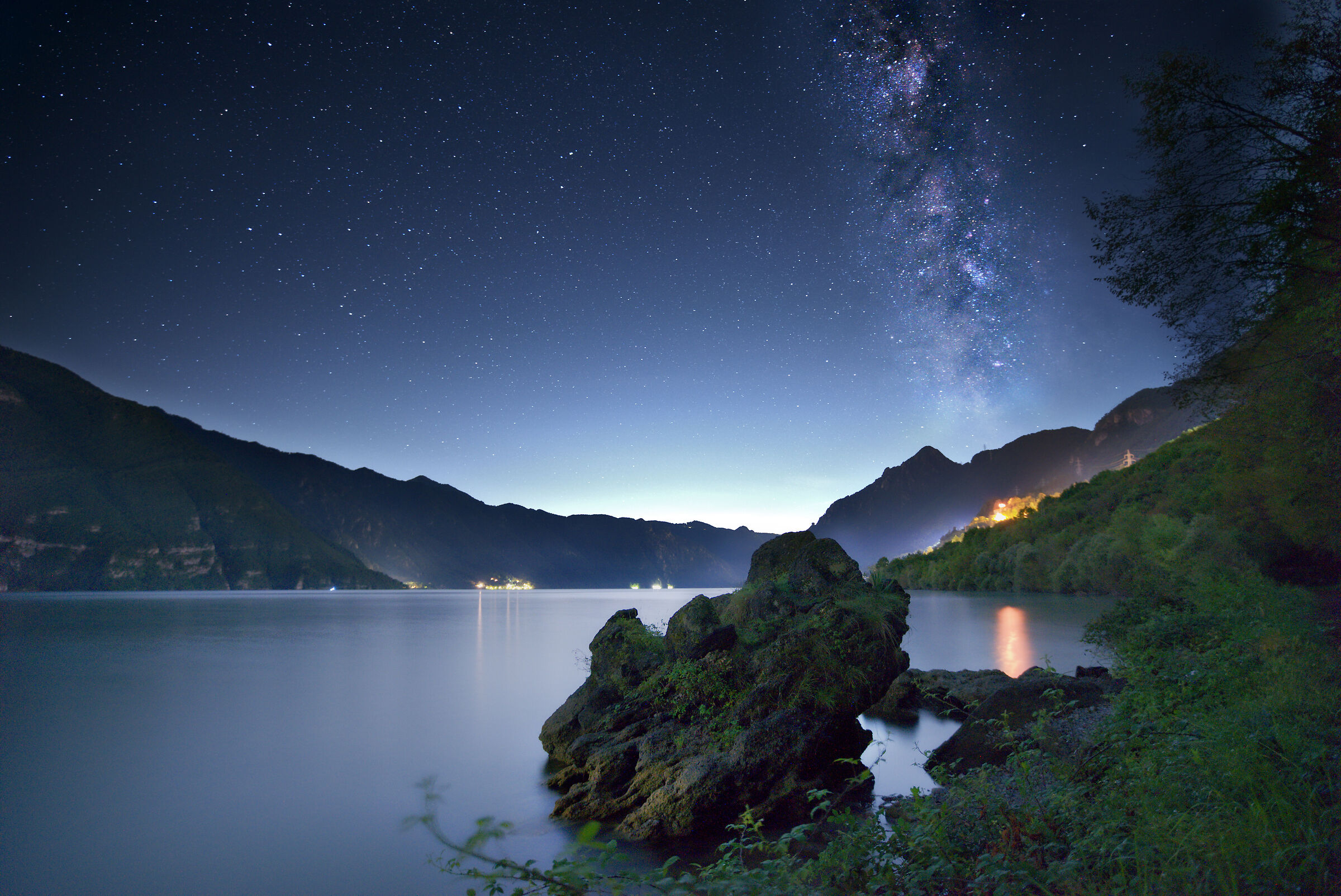 Milky Way on Lake D'idro