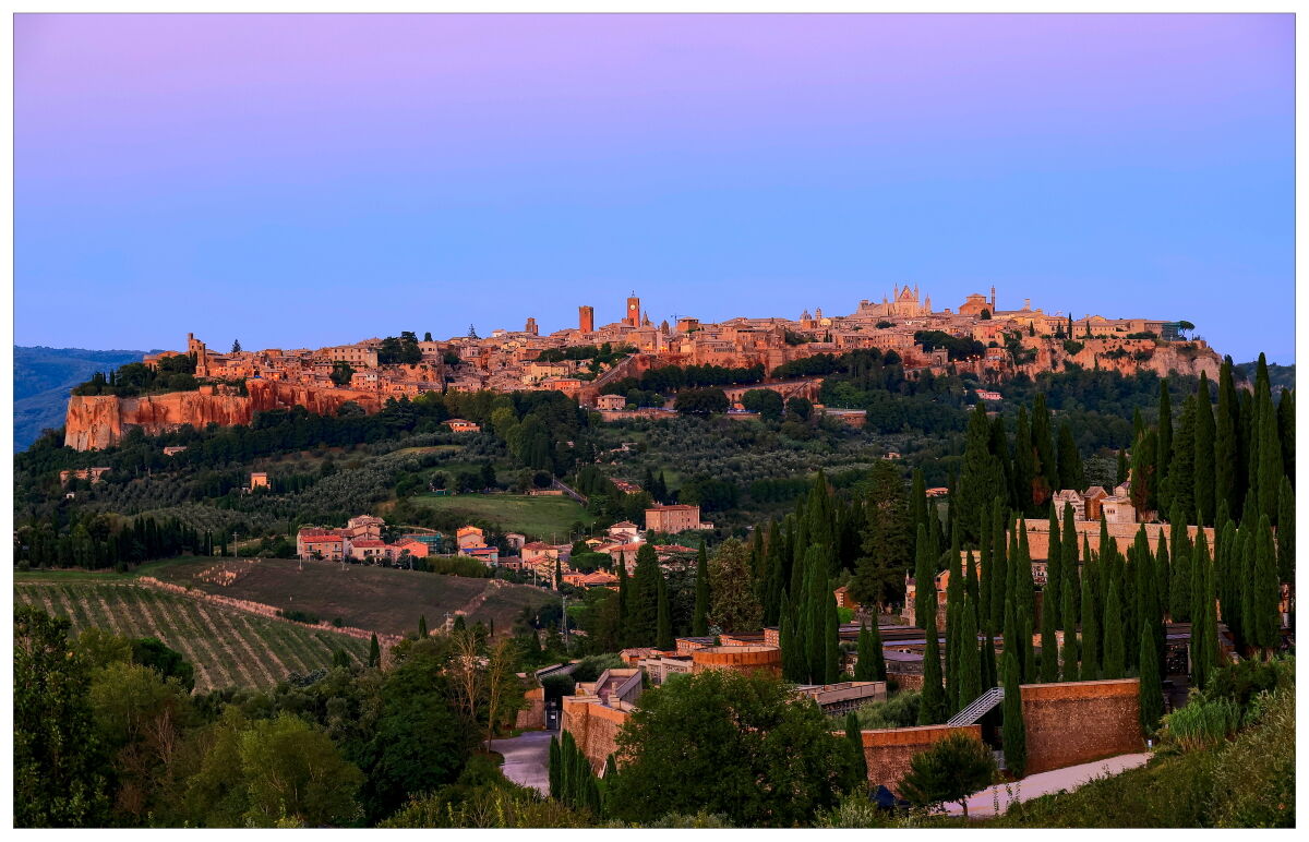 Tramonto sulla magica Orvieto