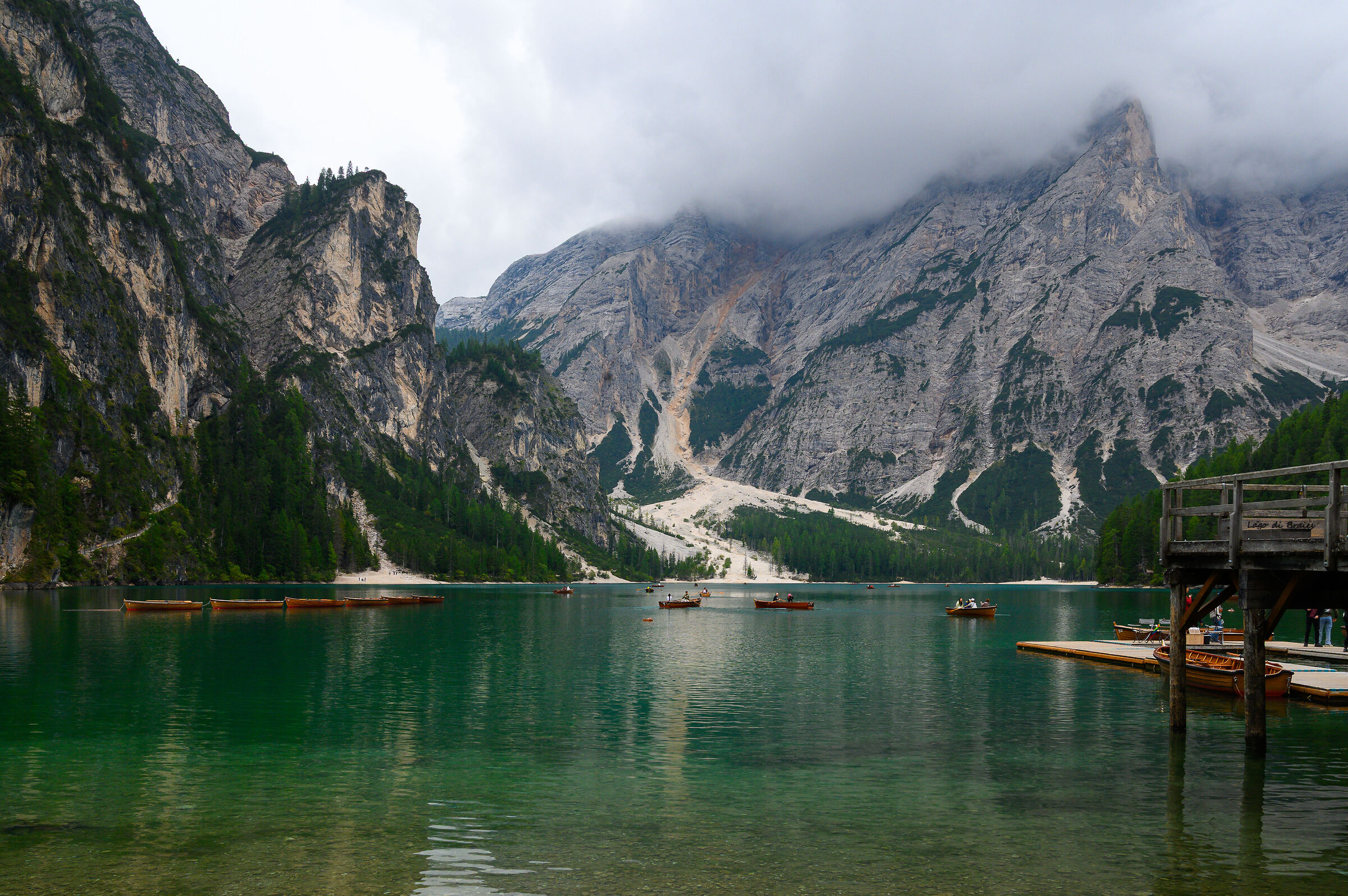 Un Braies nuvoloso