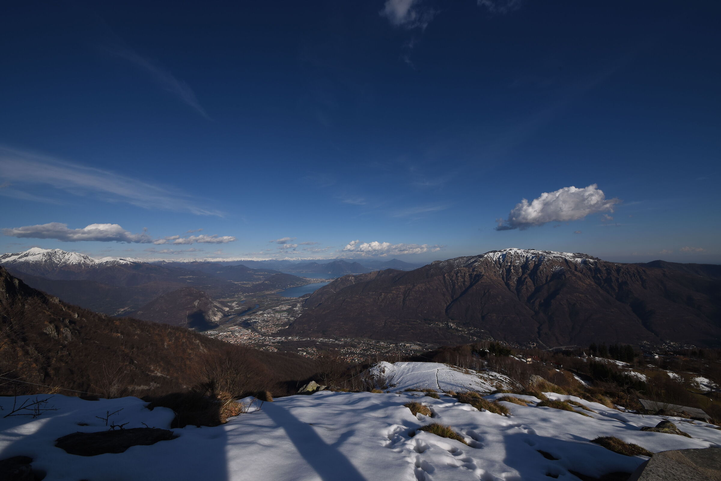 Lake Maggiore seen from Mount Zuccaro