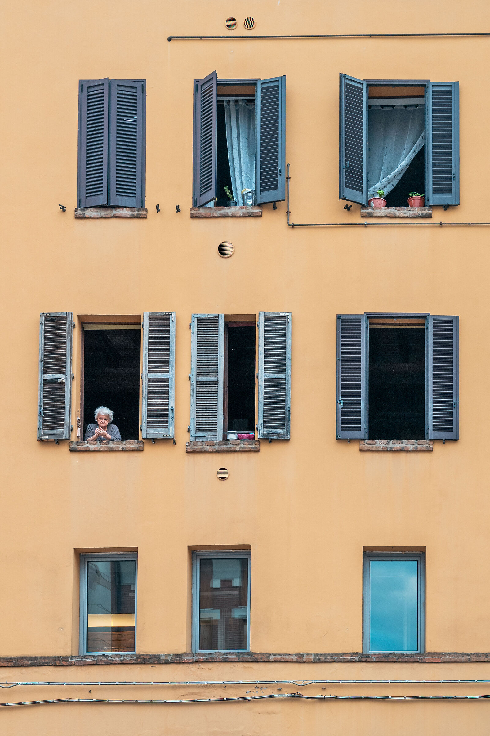 The window on the courtyard