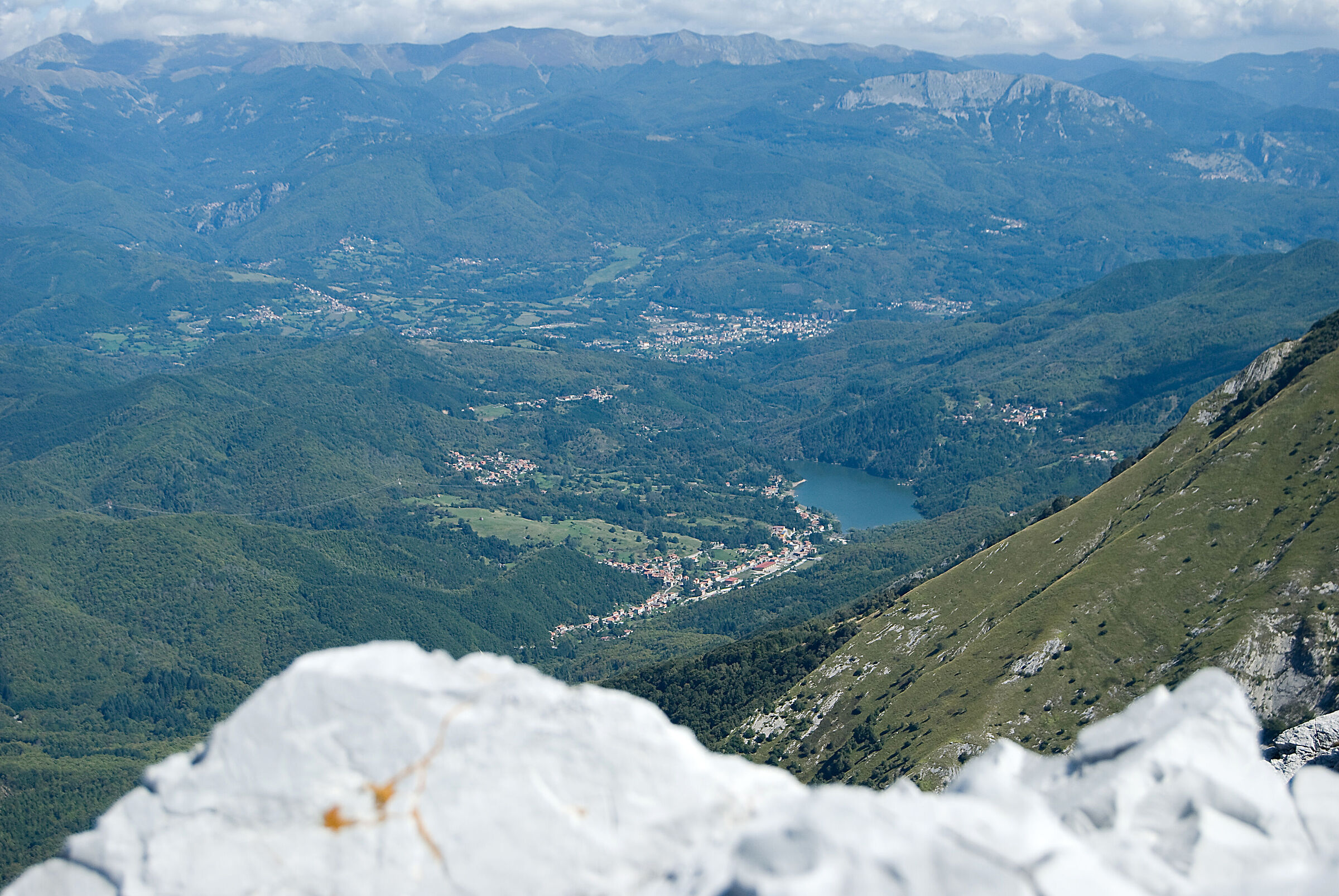 Lago di Gramolazzo da vetta