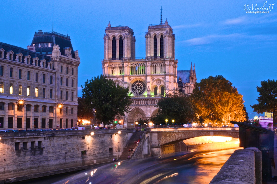 Notre Dame con Bateaux Mouches